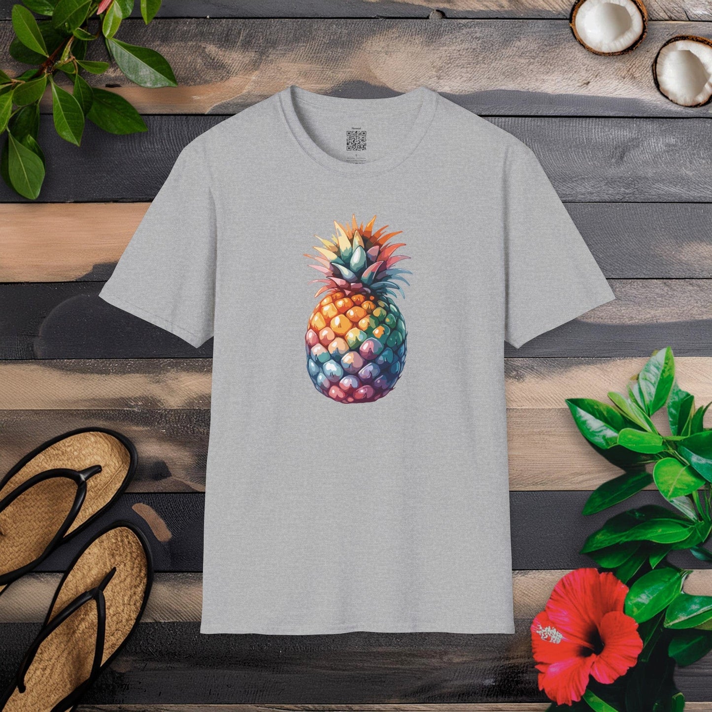 Rainbow Pineapple T-Shirt