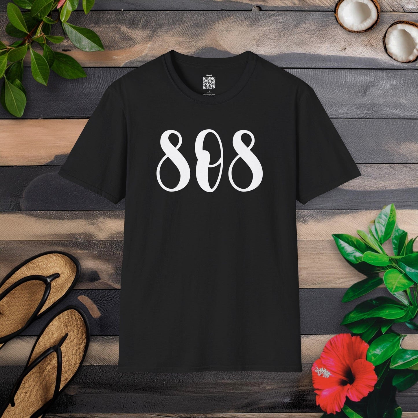 Casually 808 White T-Shirt