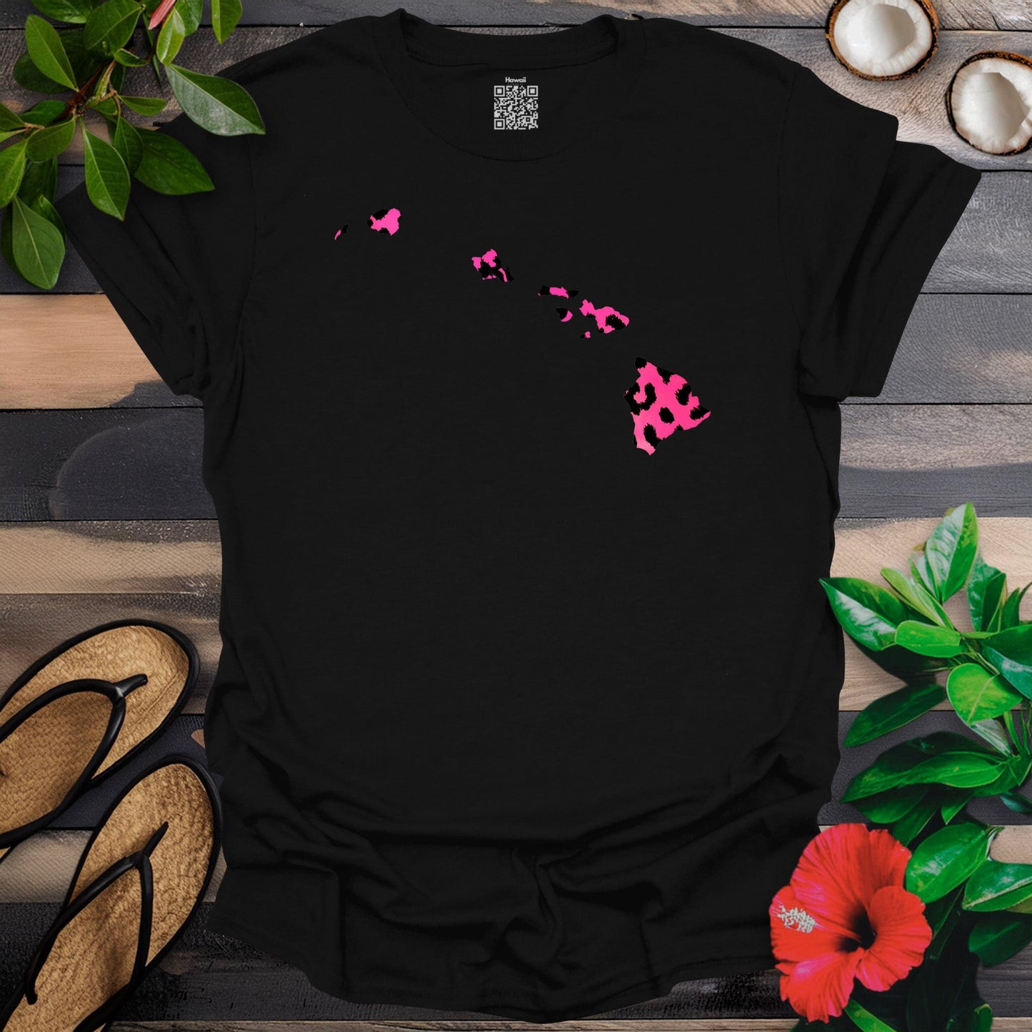 Cheetah Pink Island T-Shirt