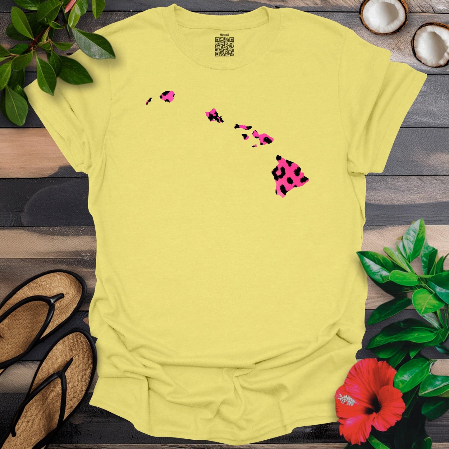 Cheetah Pink Island T-Shirt