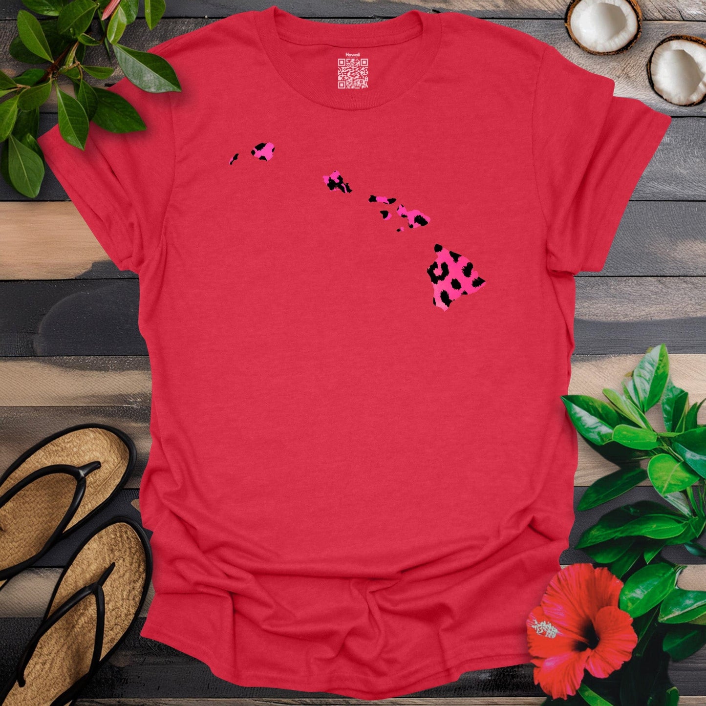 Cheetah Pink Island T-Shirt