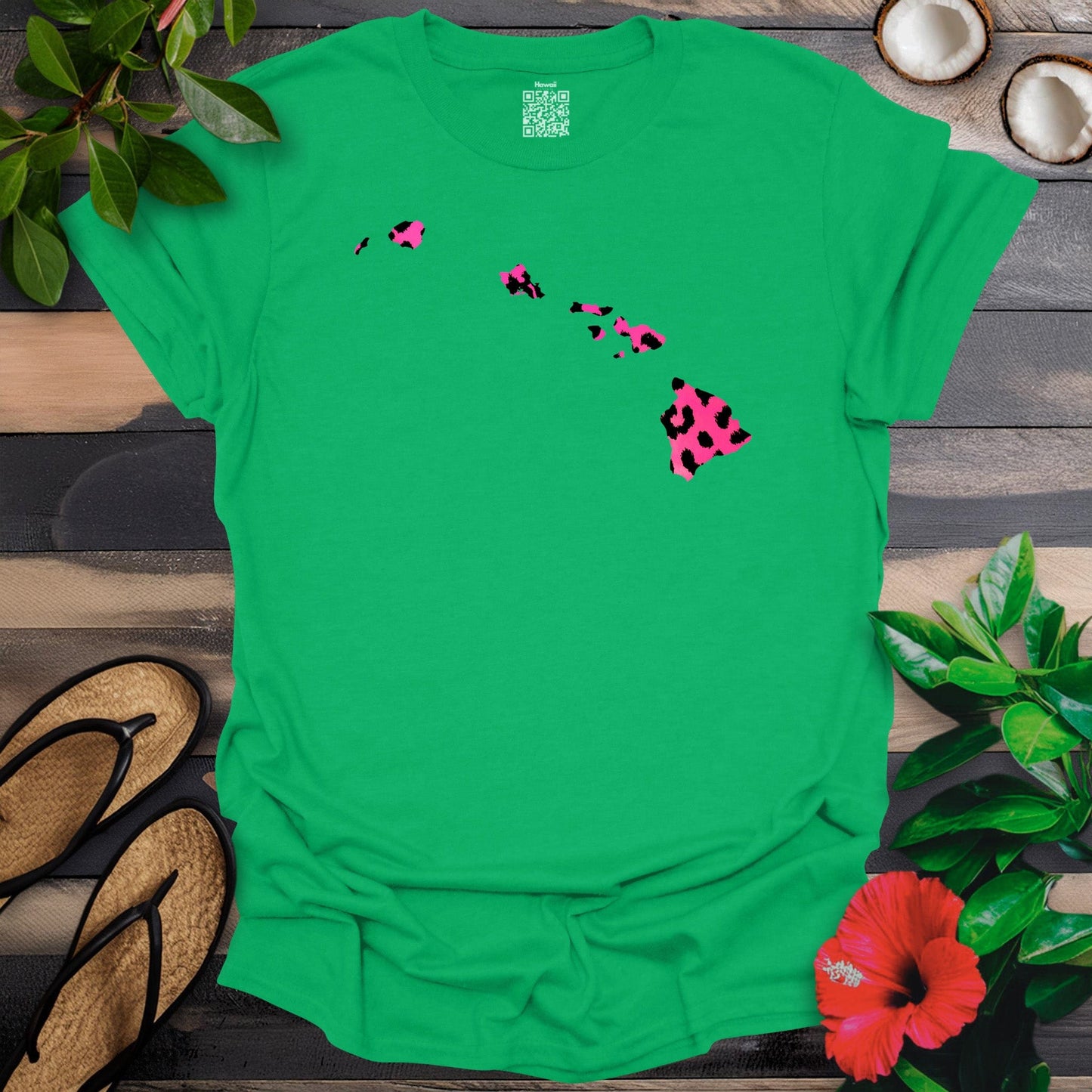 Cheetah Pink Island T-Shirt