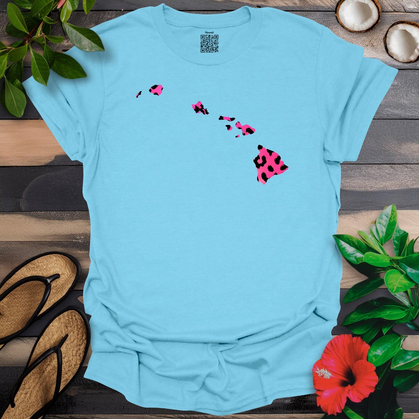 Cheetah Pink Island T-Shirt