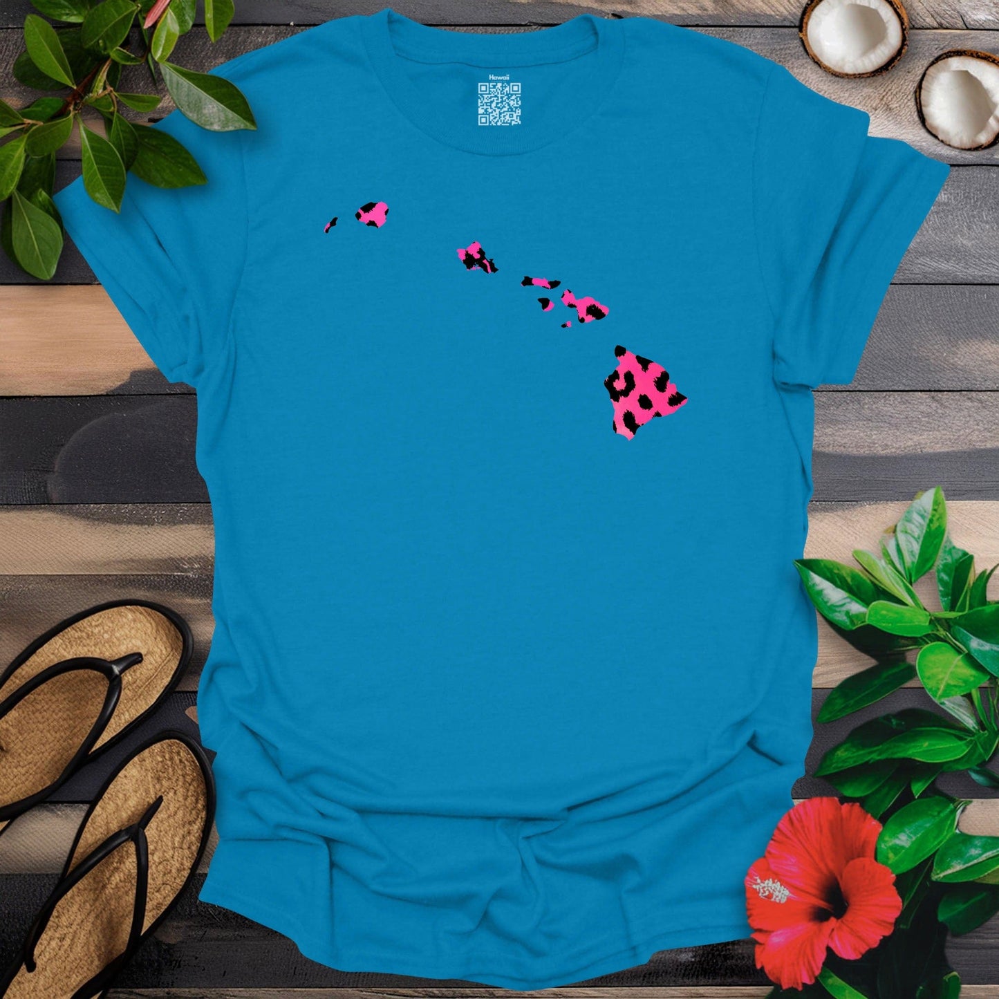 Cheetah Pink Island T-Shirt