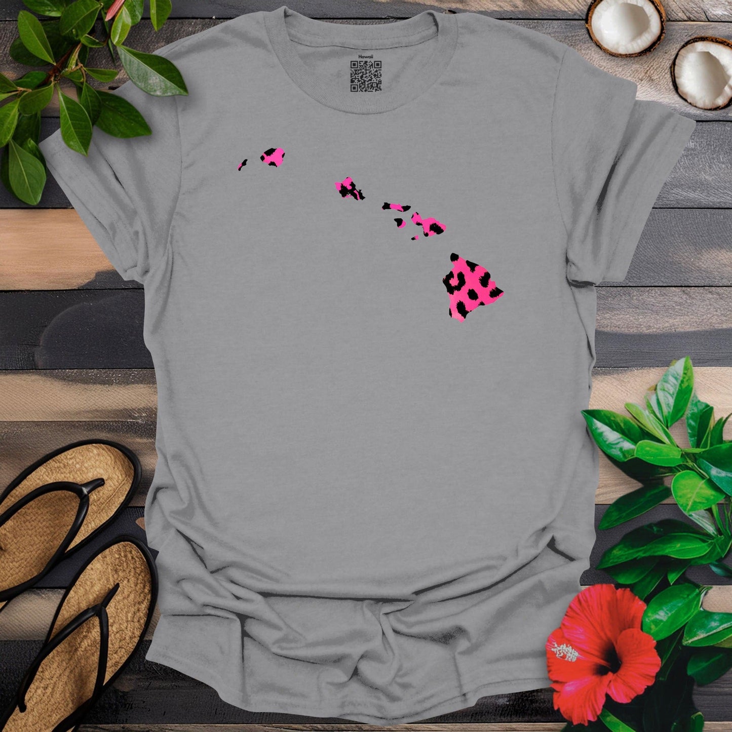 Cheetah Pink Island T-Shirt