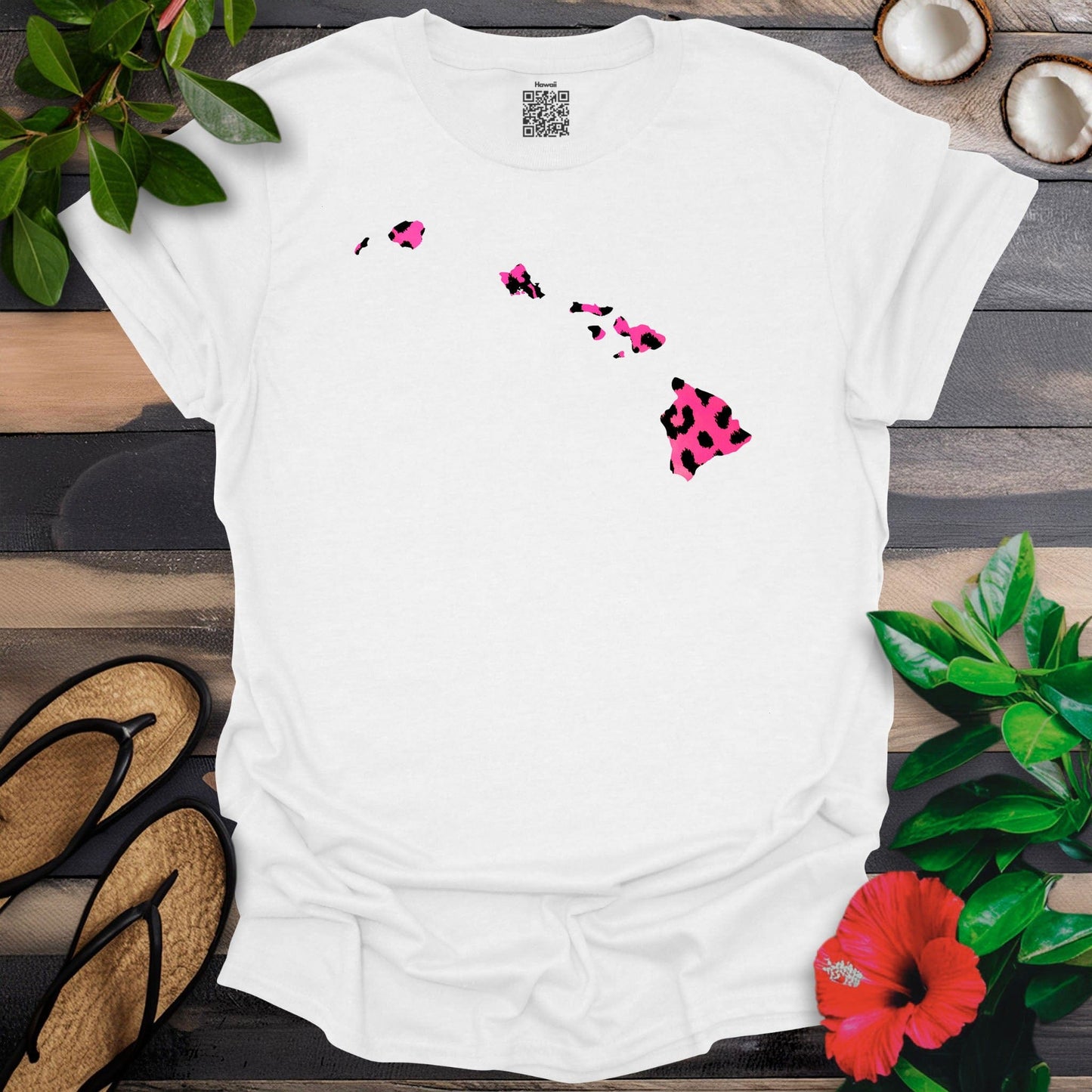 Cheetah Pink Island T-Shirt