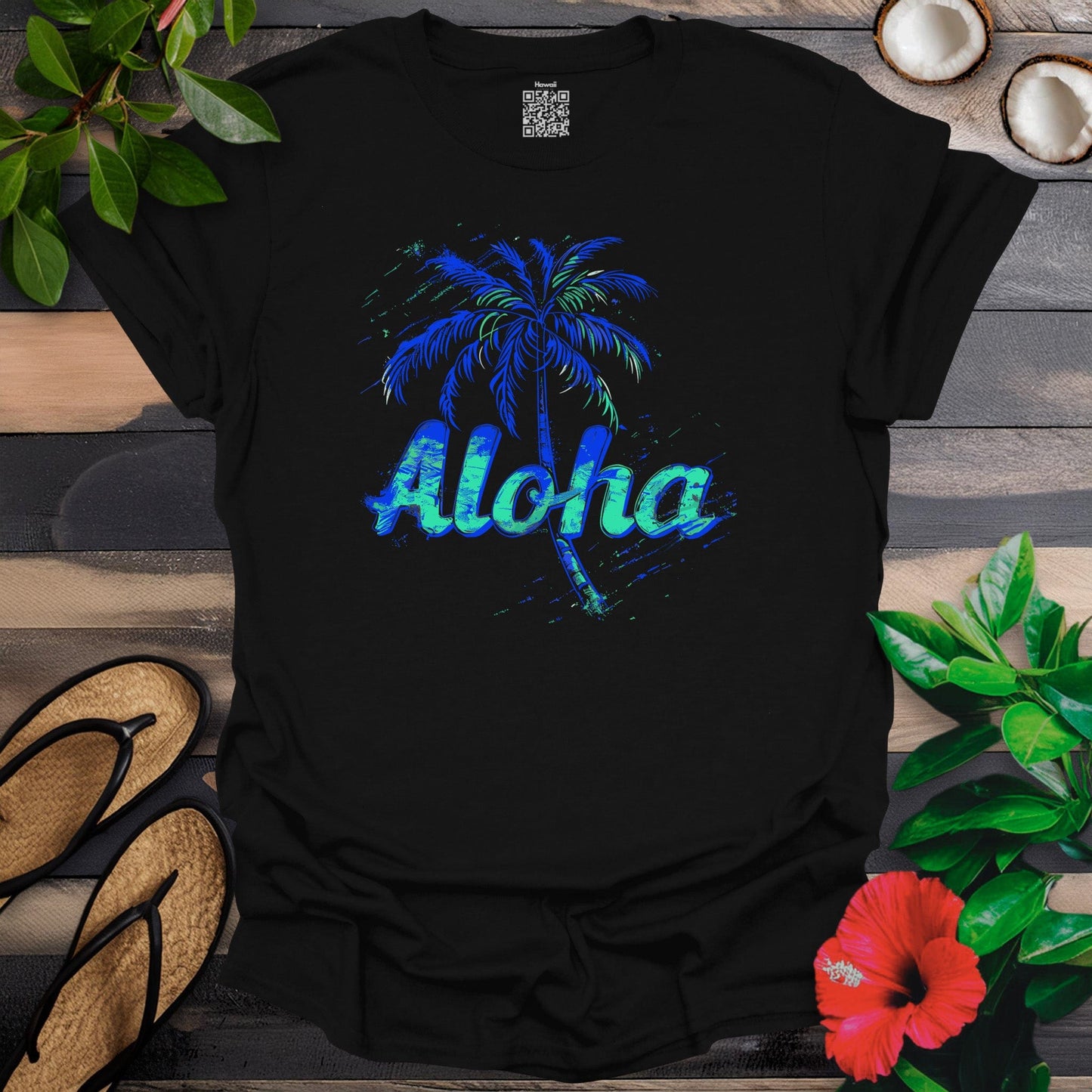 Aloha Electric Palm T-Shirt