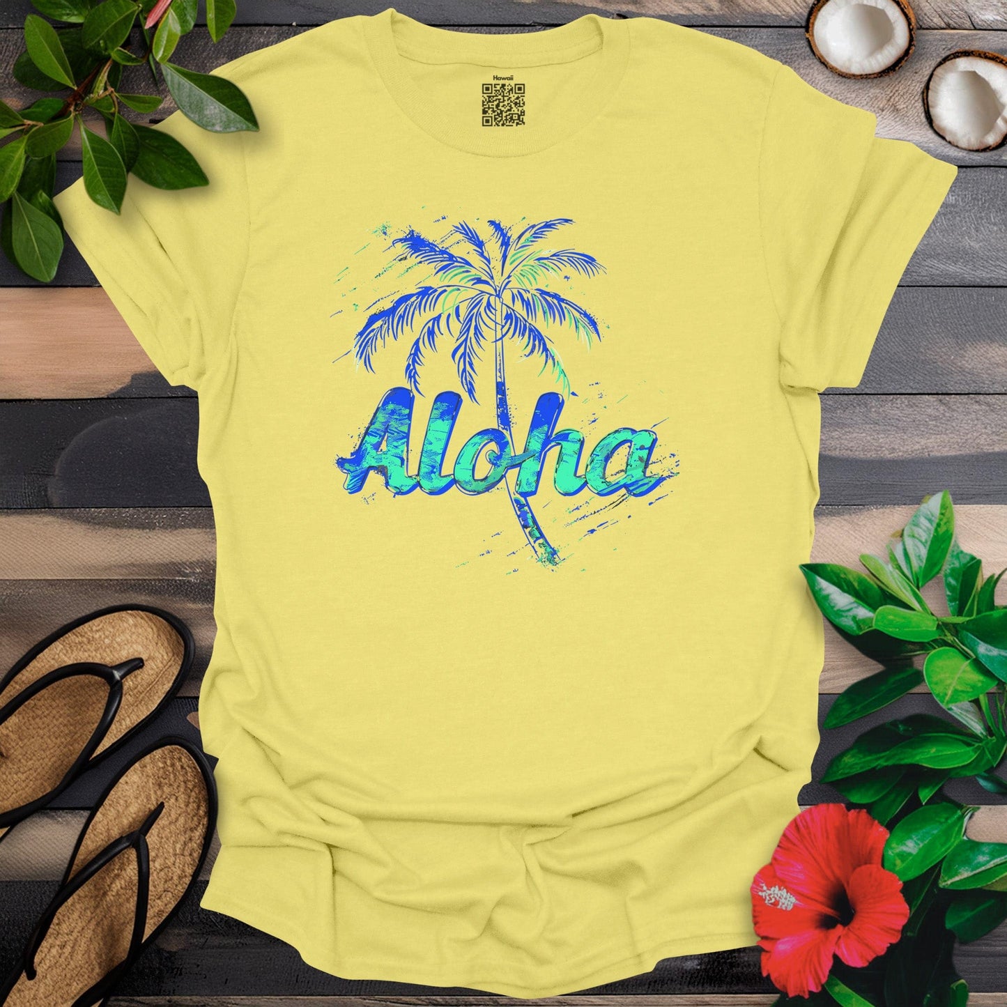 Aloha Electric Palm T-Shirt