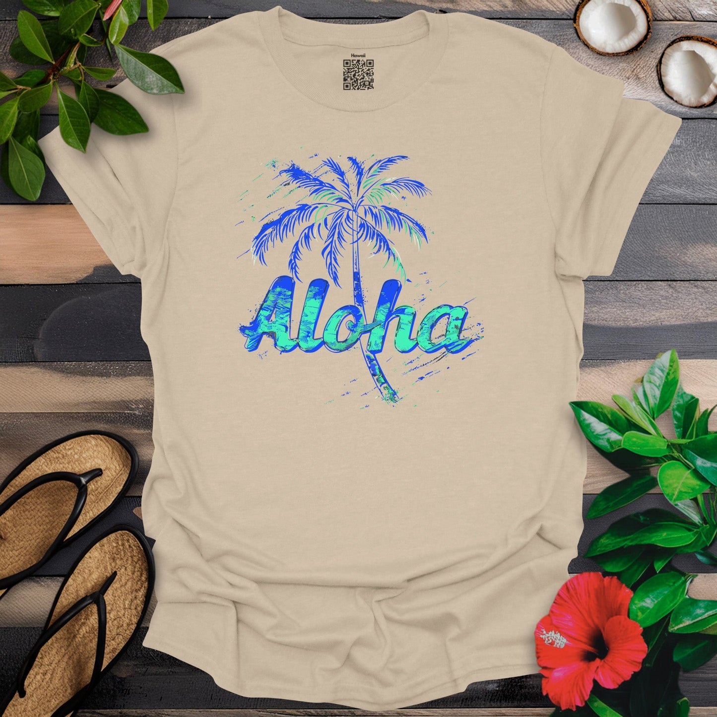 Aloha Electric Palm T-Shirt