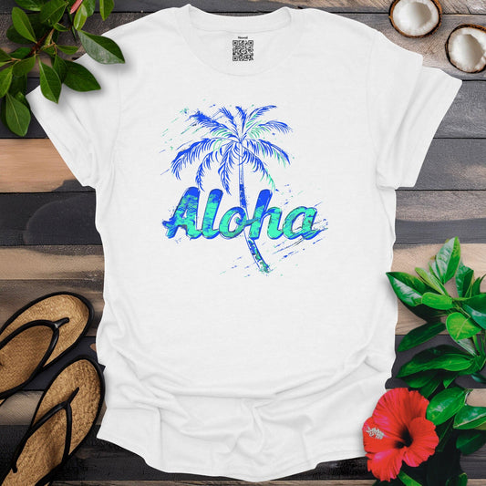 Aloha Electric Palm T-Shirt