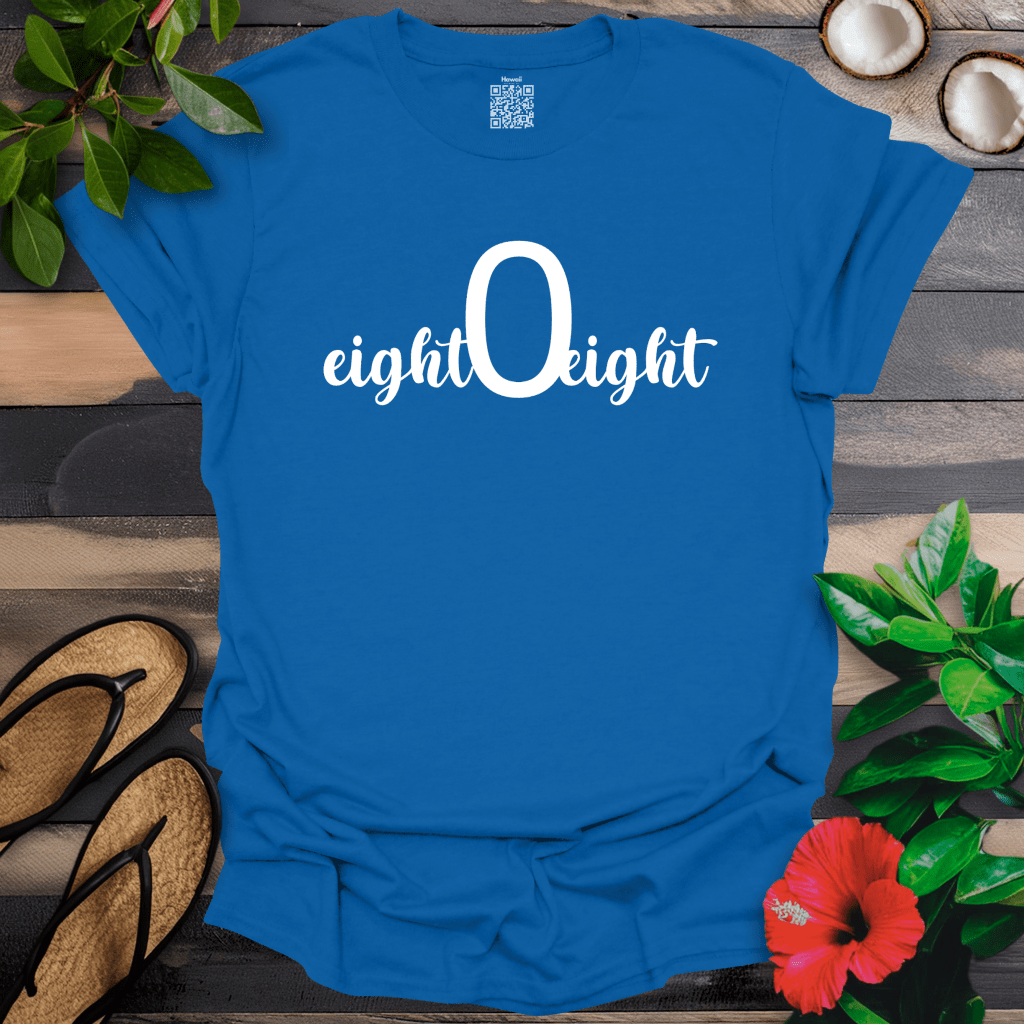 eight 0 eight White T-Shirt