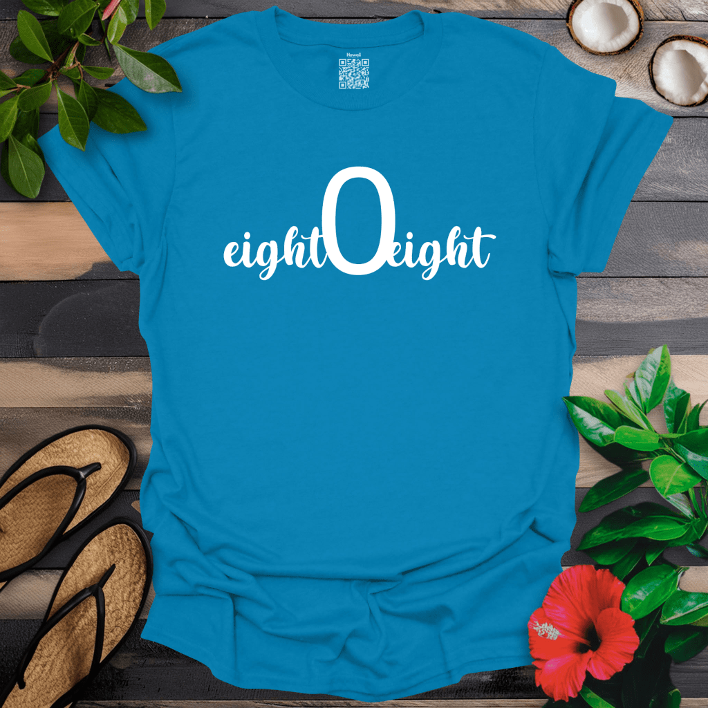 eight 0 eight White T-Shirt