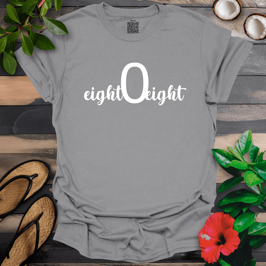 eight 0 eight White T-Shirt