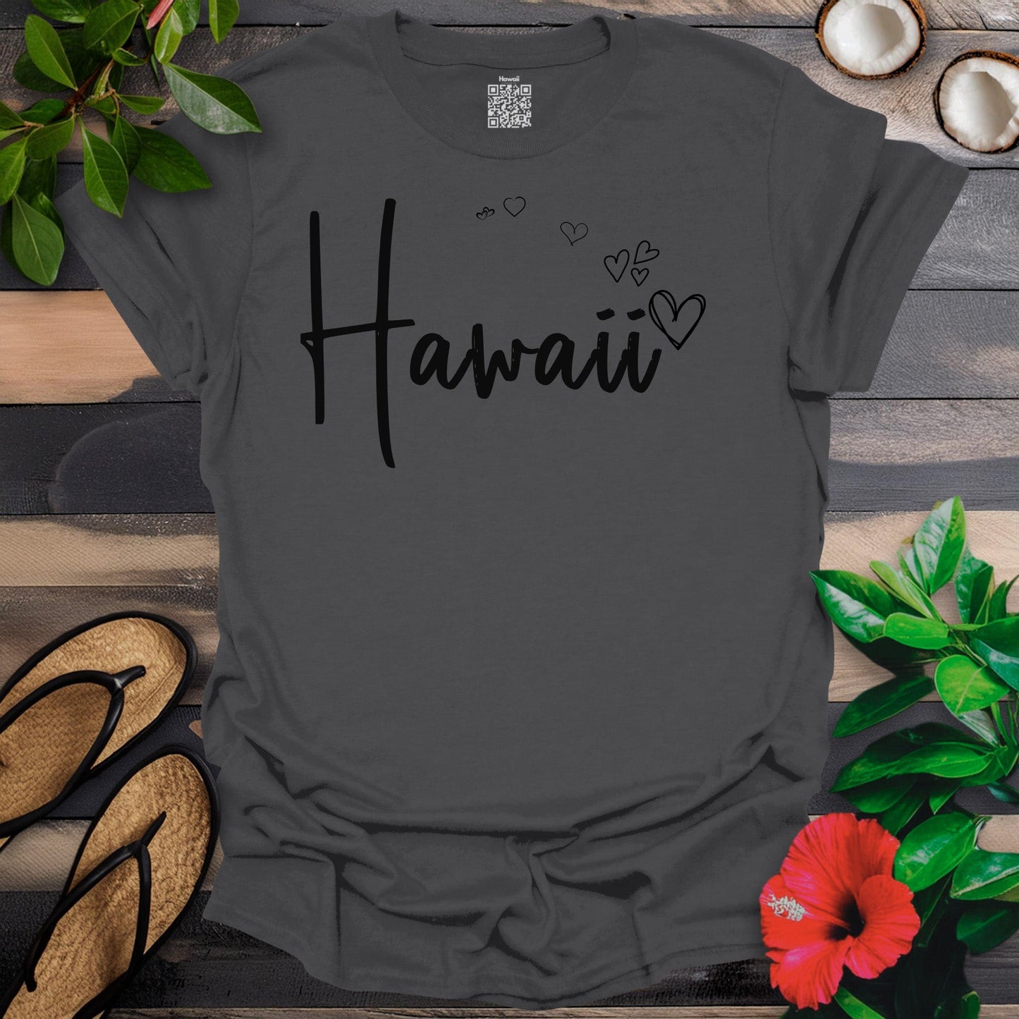 Hawaii Heart Chain T-Shirt