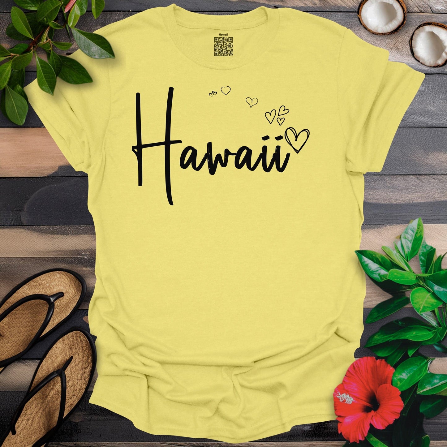 Hawaii Heart Chain T-Shirt