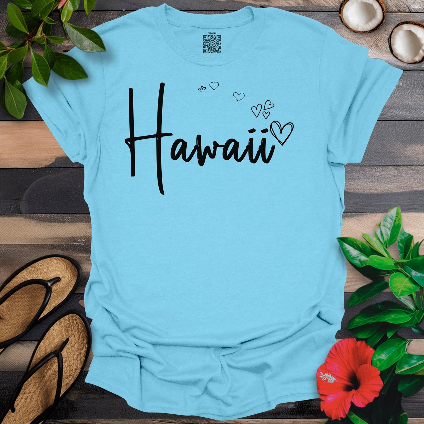 Hawaii Heart Chain T-Shirt