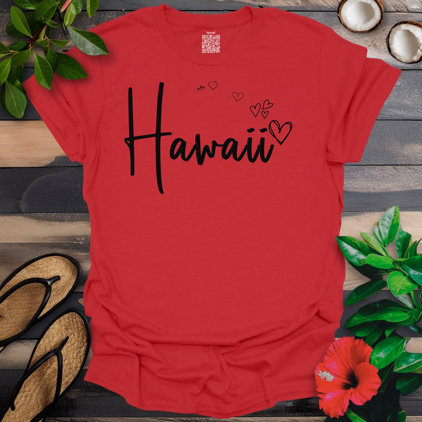 Hawaii Heart Chain T-Shirt