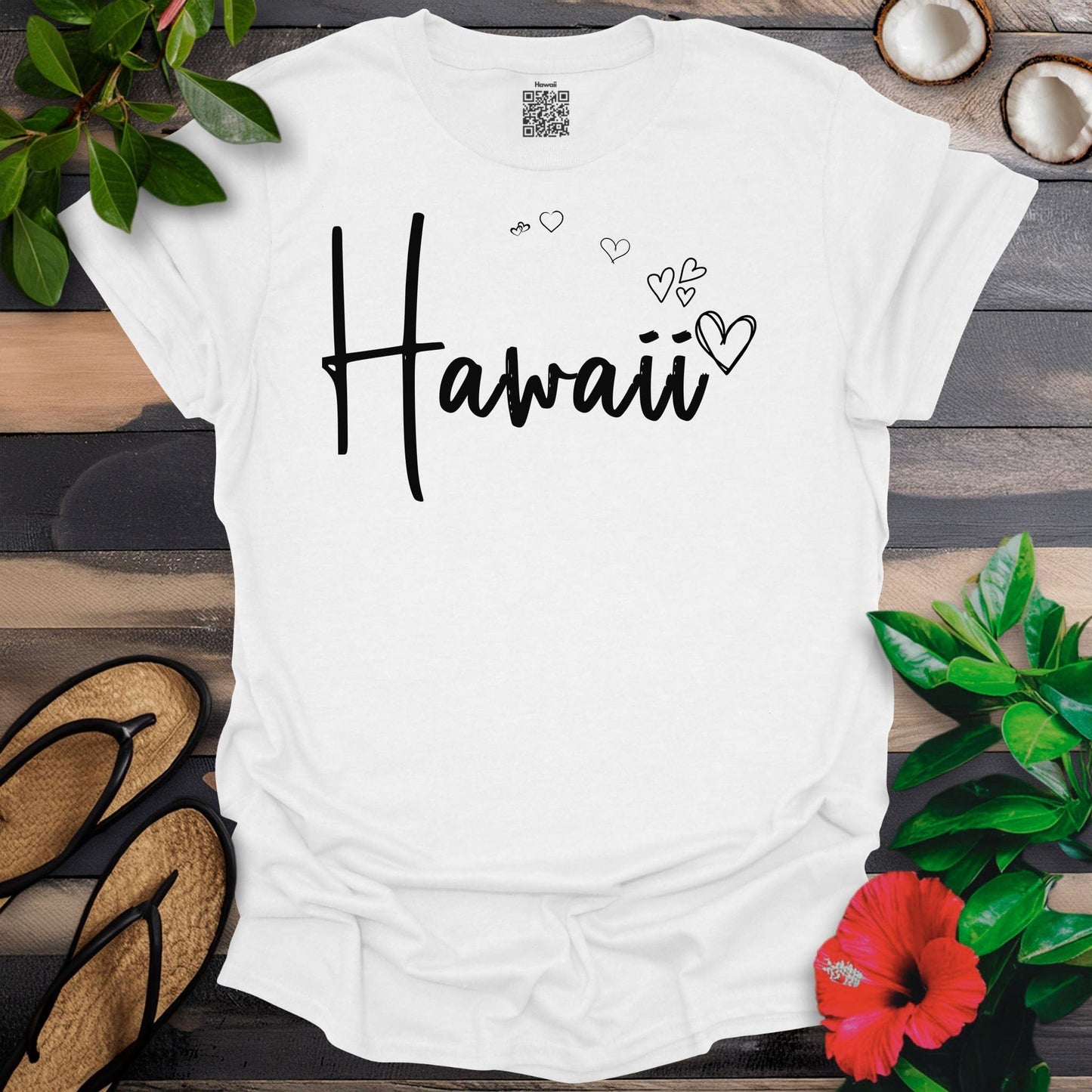 Hawaii Heart Chain T-Shirt