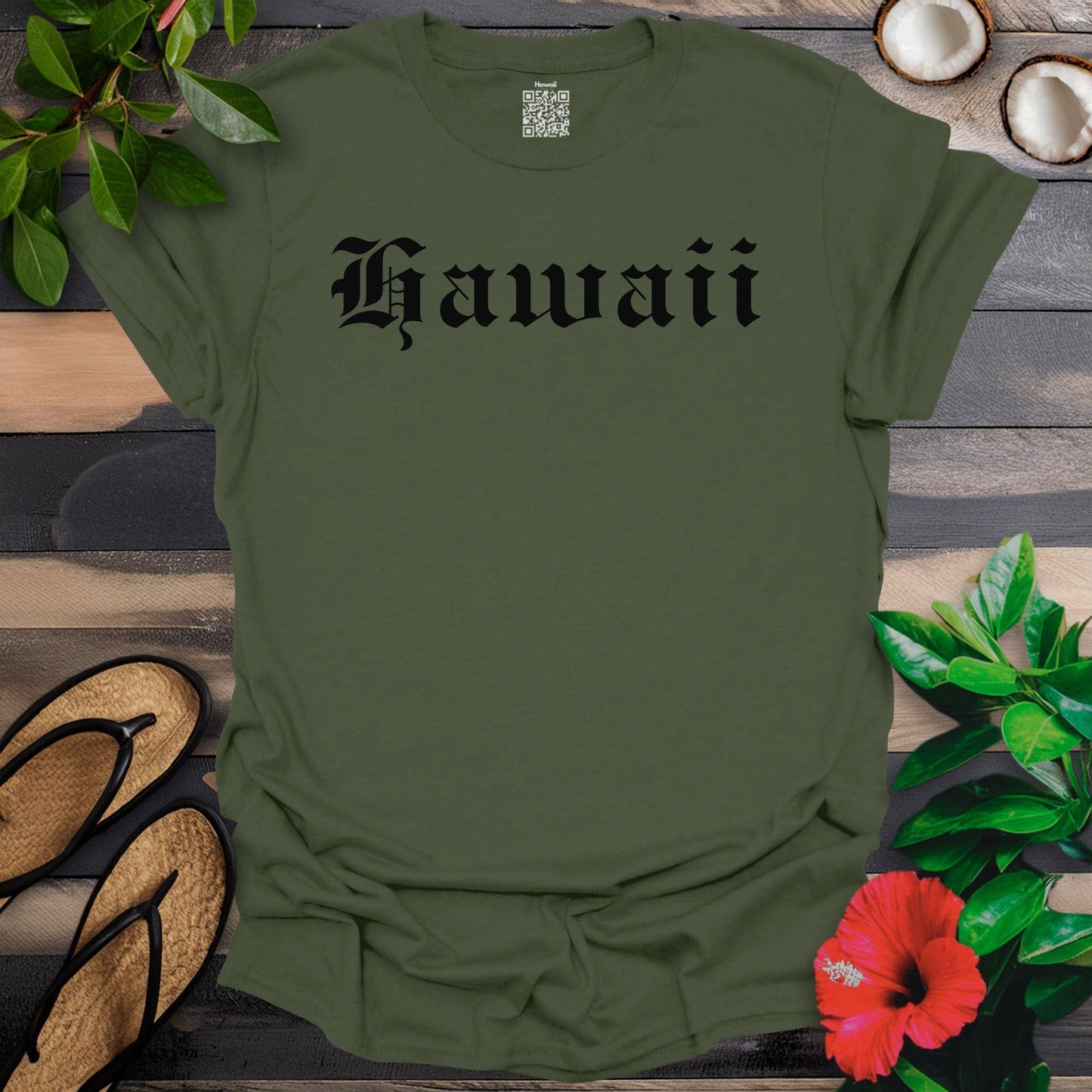 Hawaii Old English T-Shirt