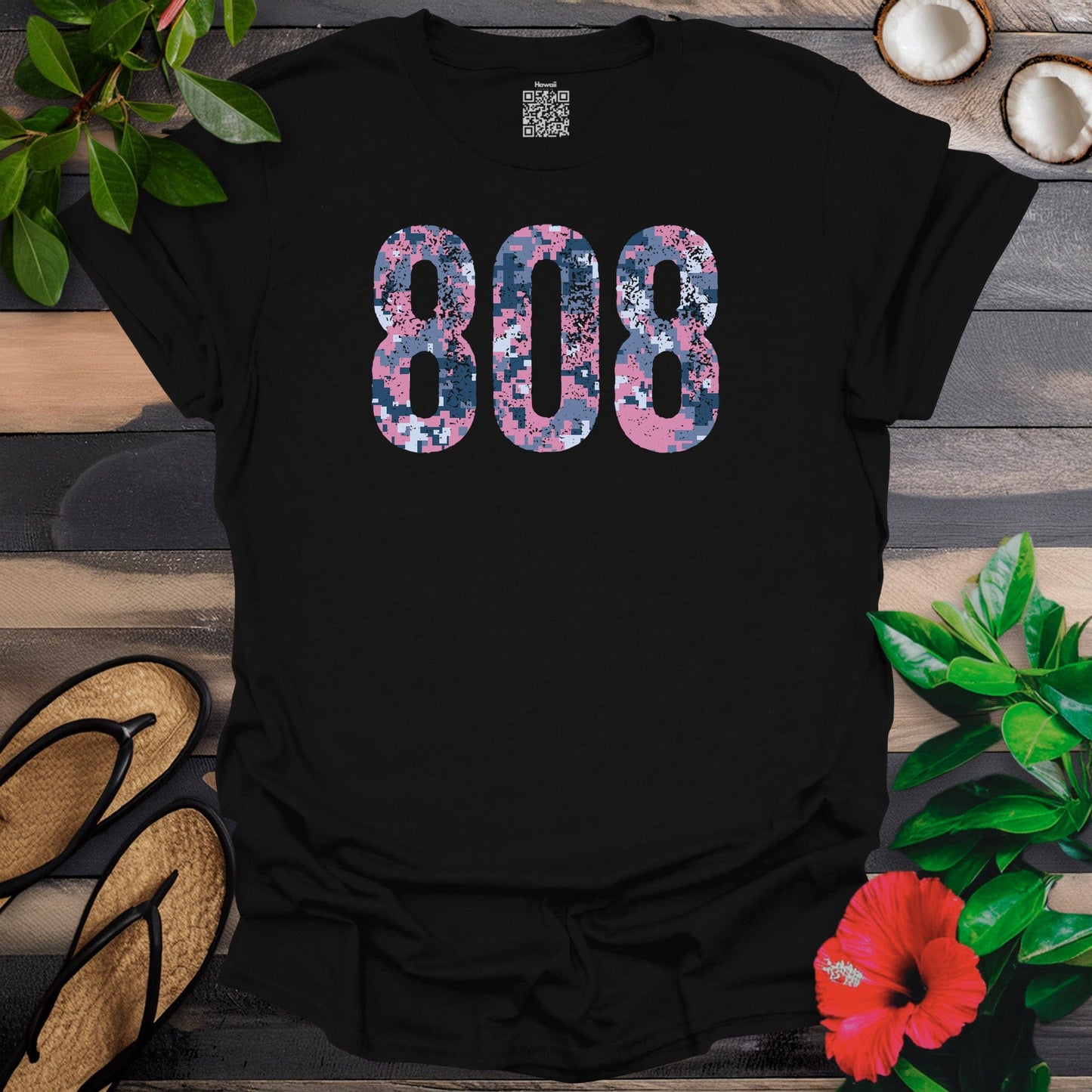 808 Pink Digital Camo T-Shirt