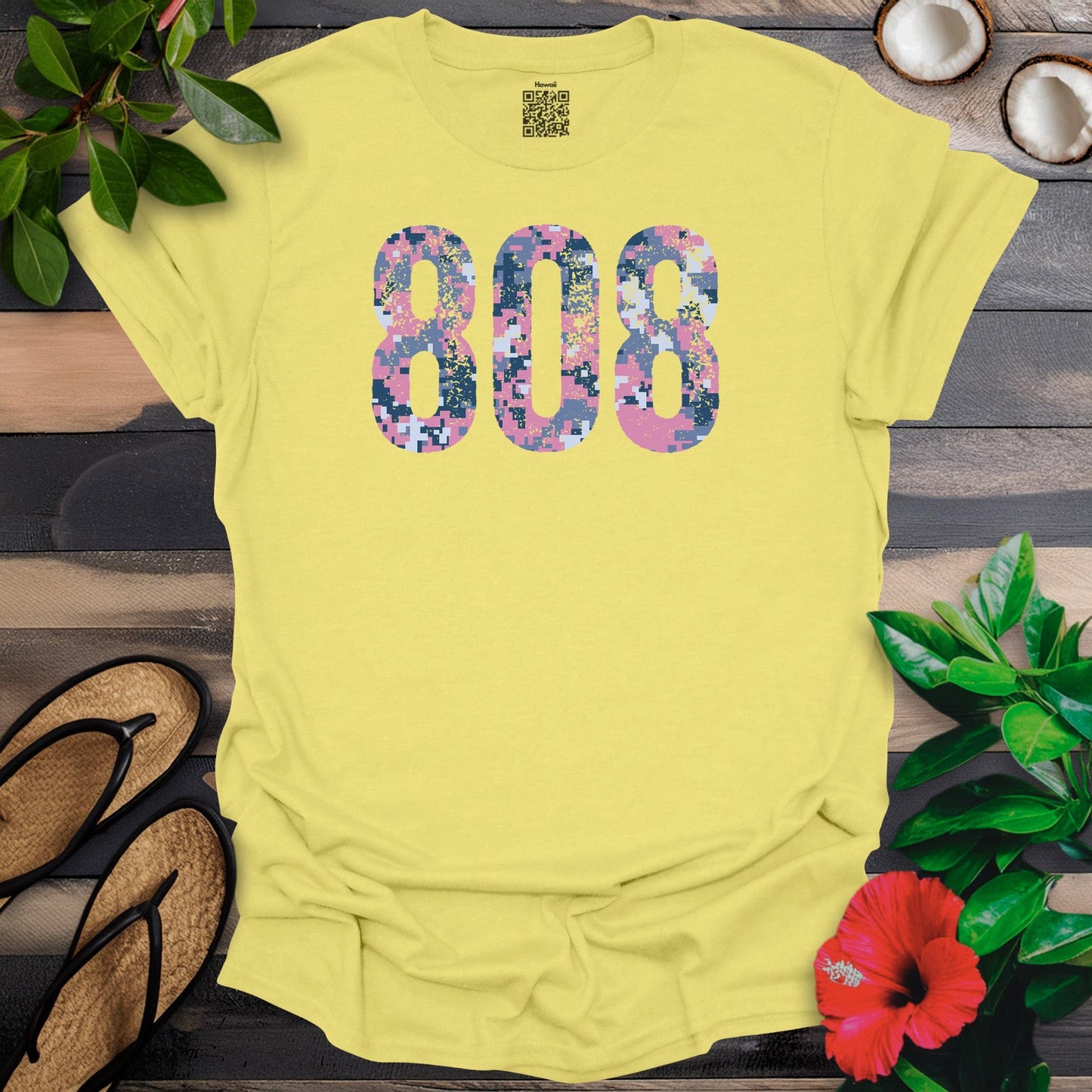 808 Pink Digital Camo T-Shirt