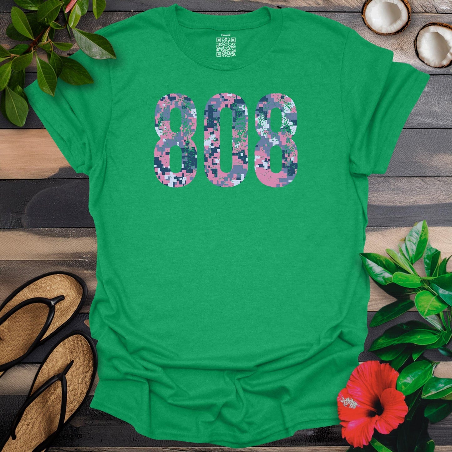 808 Pink Digital Camo T-Shirt