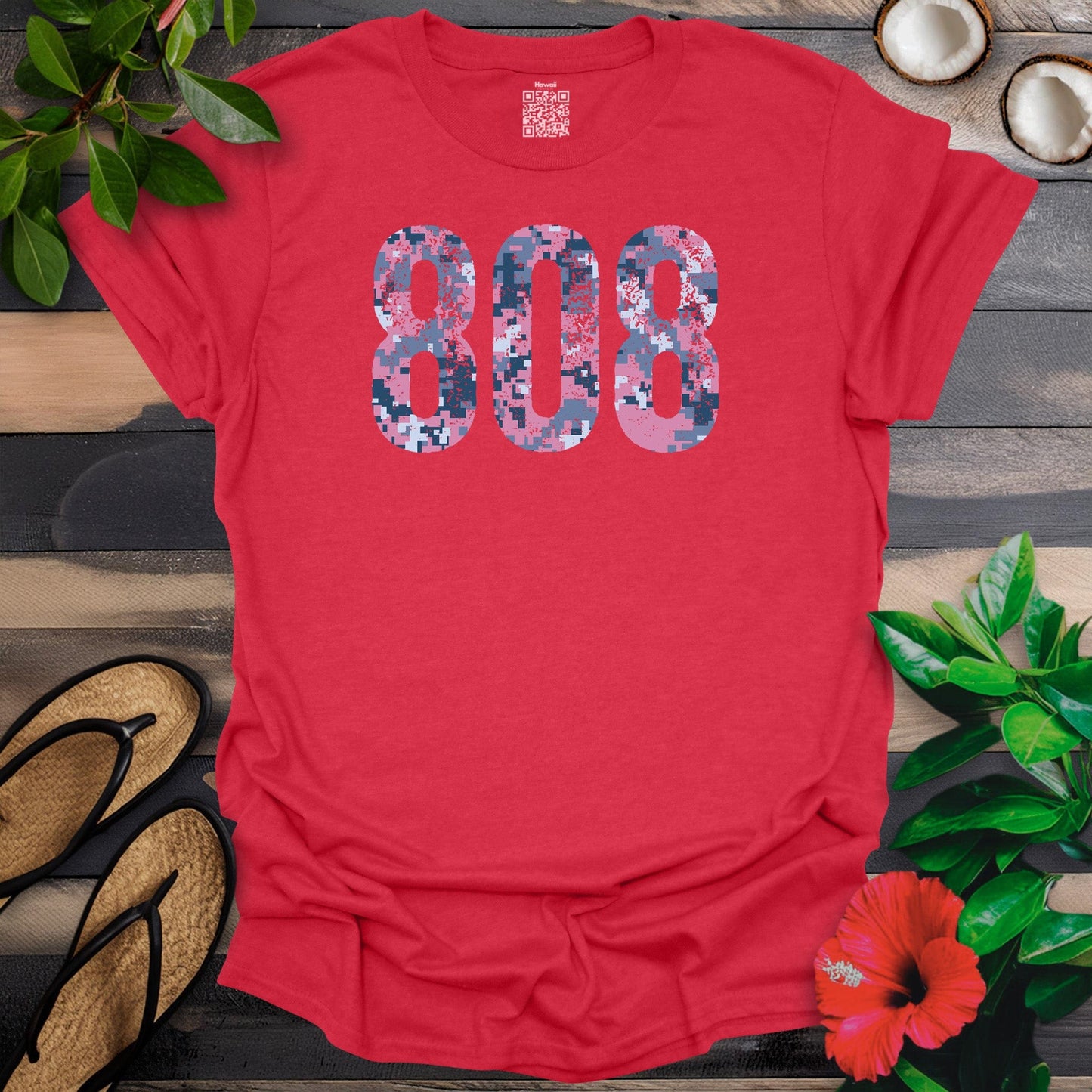 808 Pink Digital Camo T-Shirt