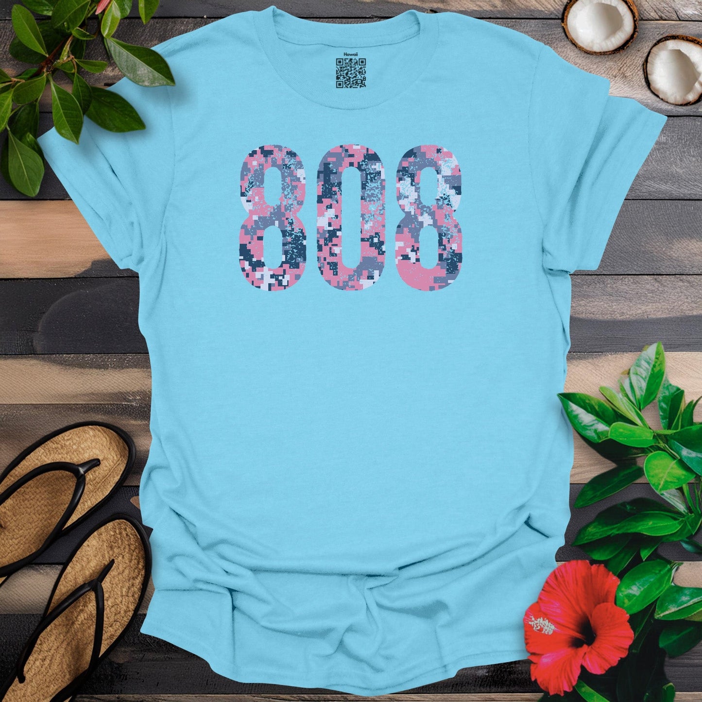 808 Pink Digital Camo T-Shirt