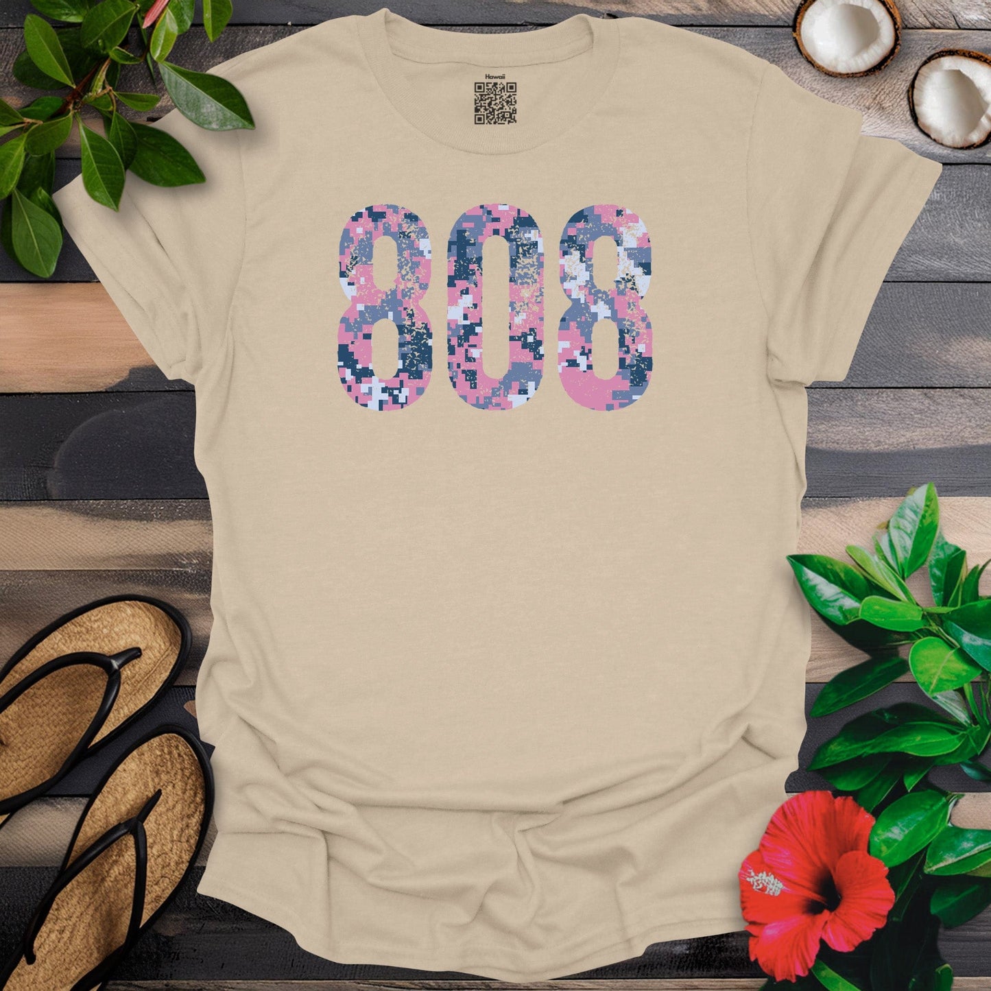 808 Pink Digital Camo T-Shirt