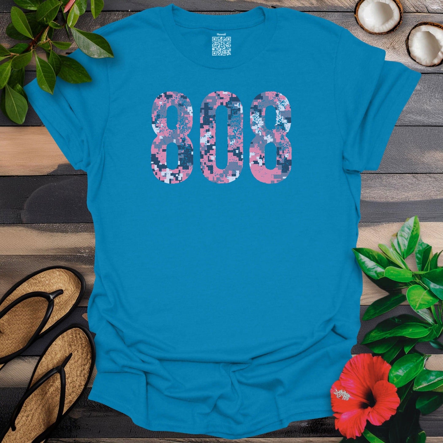 808 Pink Digital Camo T-Shirt