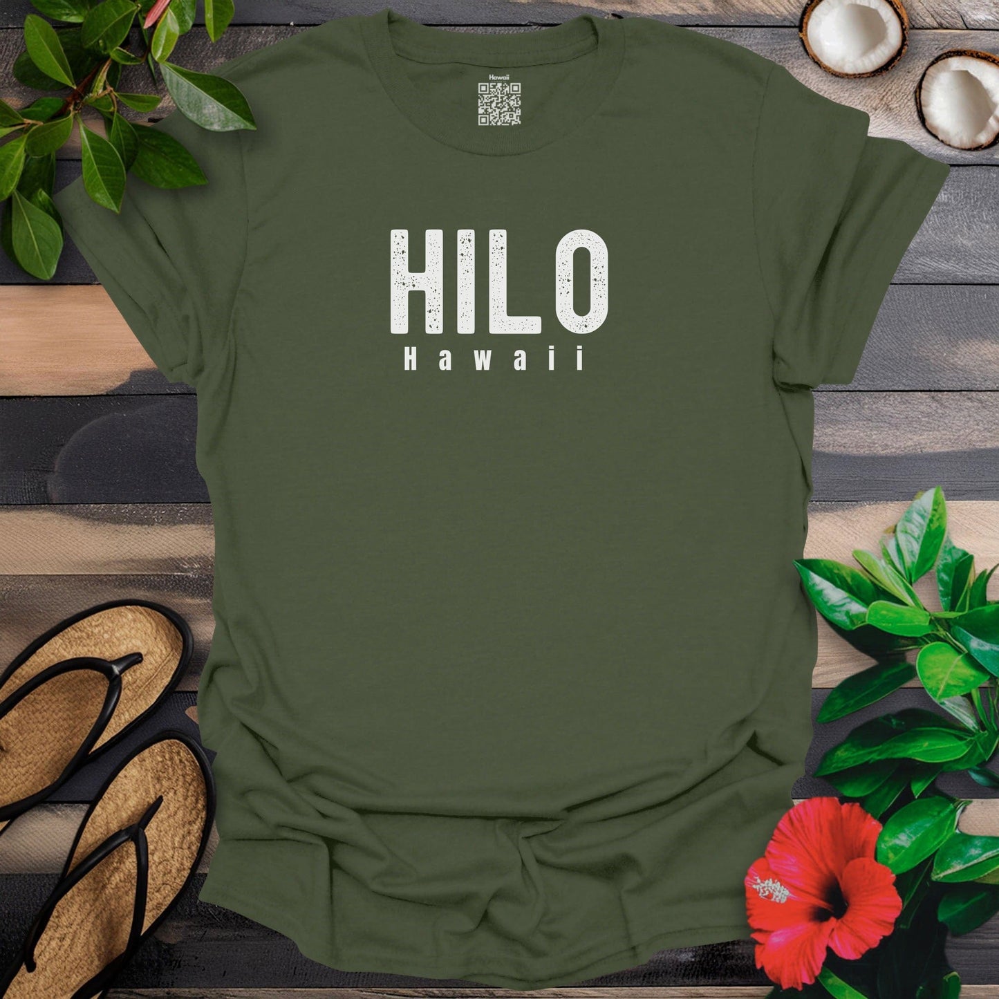 Hilo White Bold T-Shirt