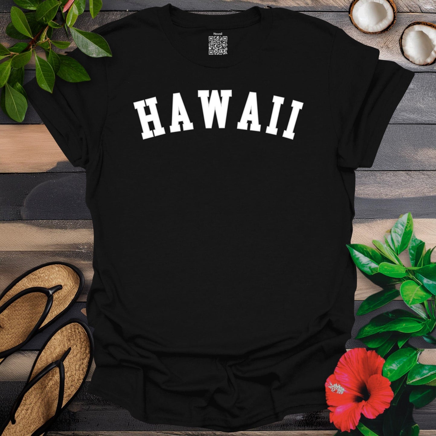 Hawaii Arched White T-Shirt