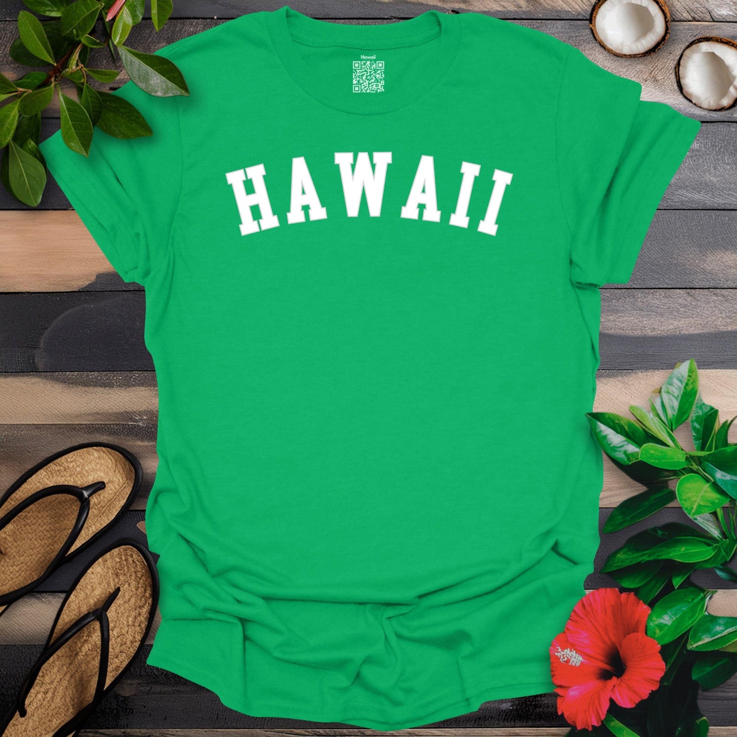 Hawaii Arched White T-Shirt