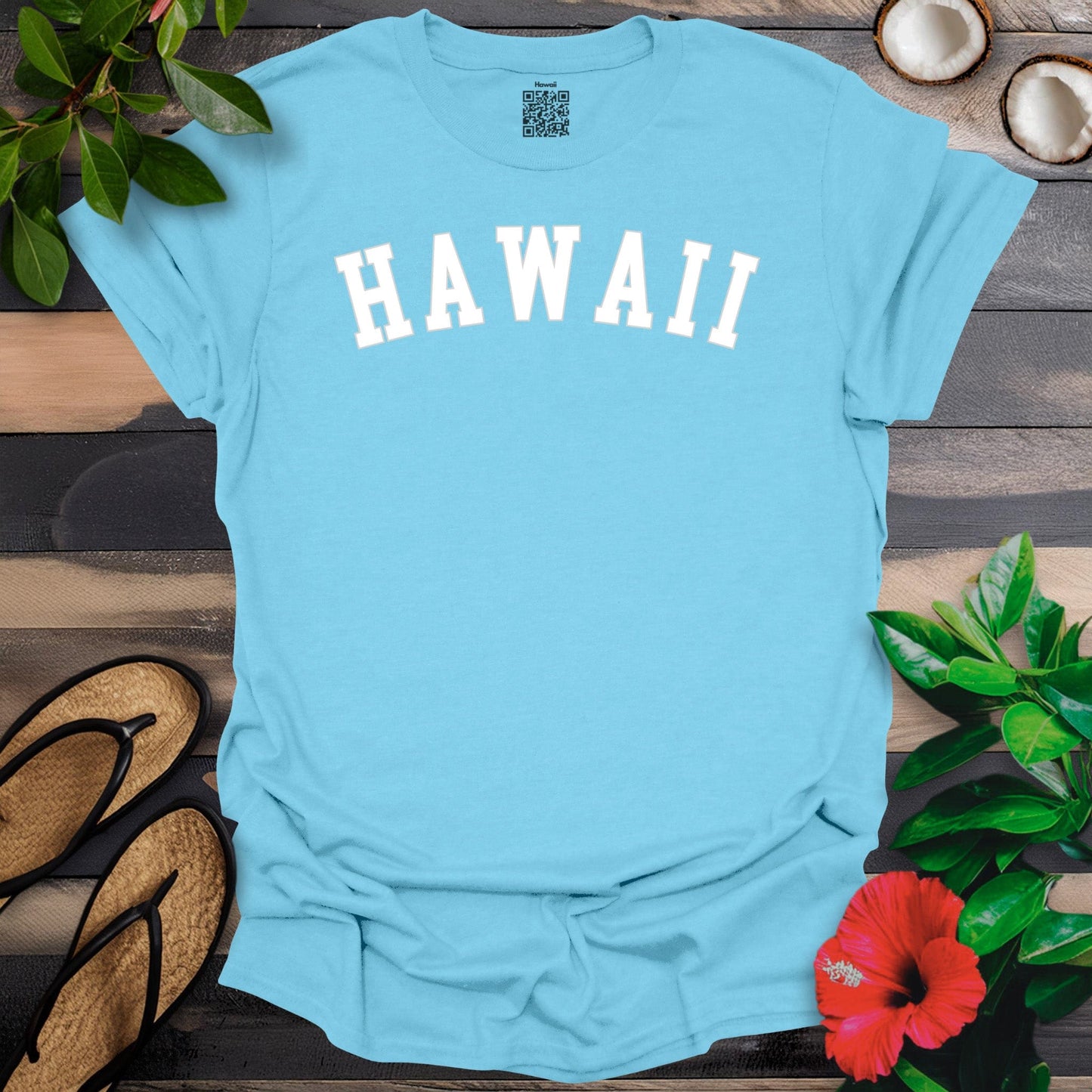 Hawaii Arched White T-Shirt