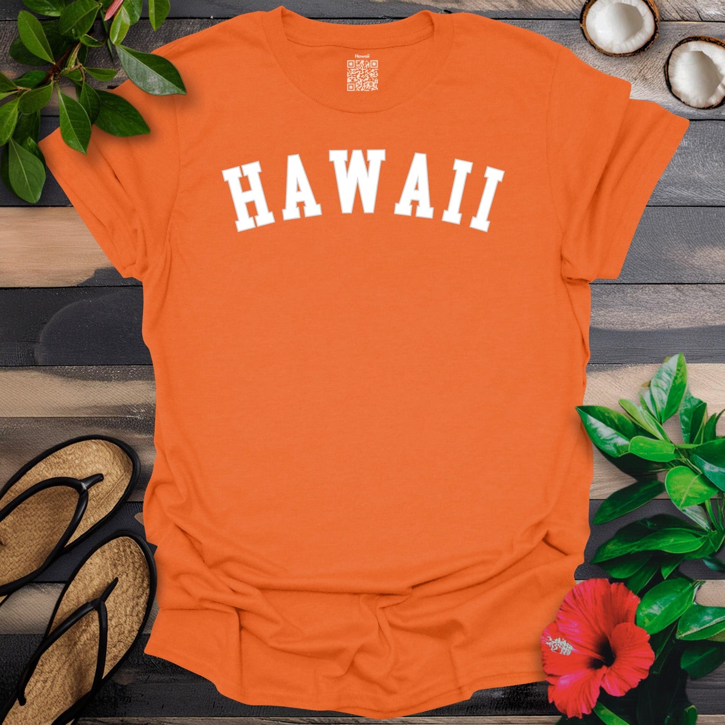 Hawaii Arched White T-Shirt