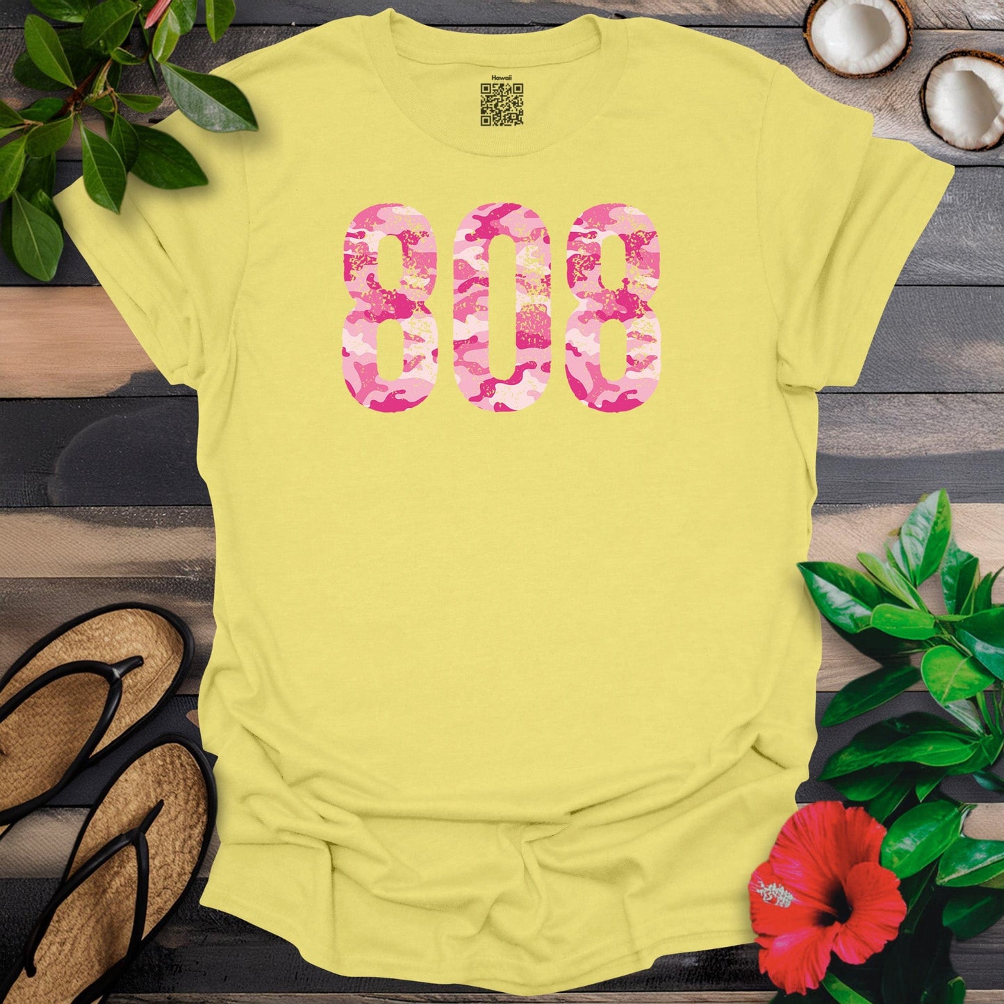 808 Light Pink Digital Camo T-Shirt