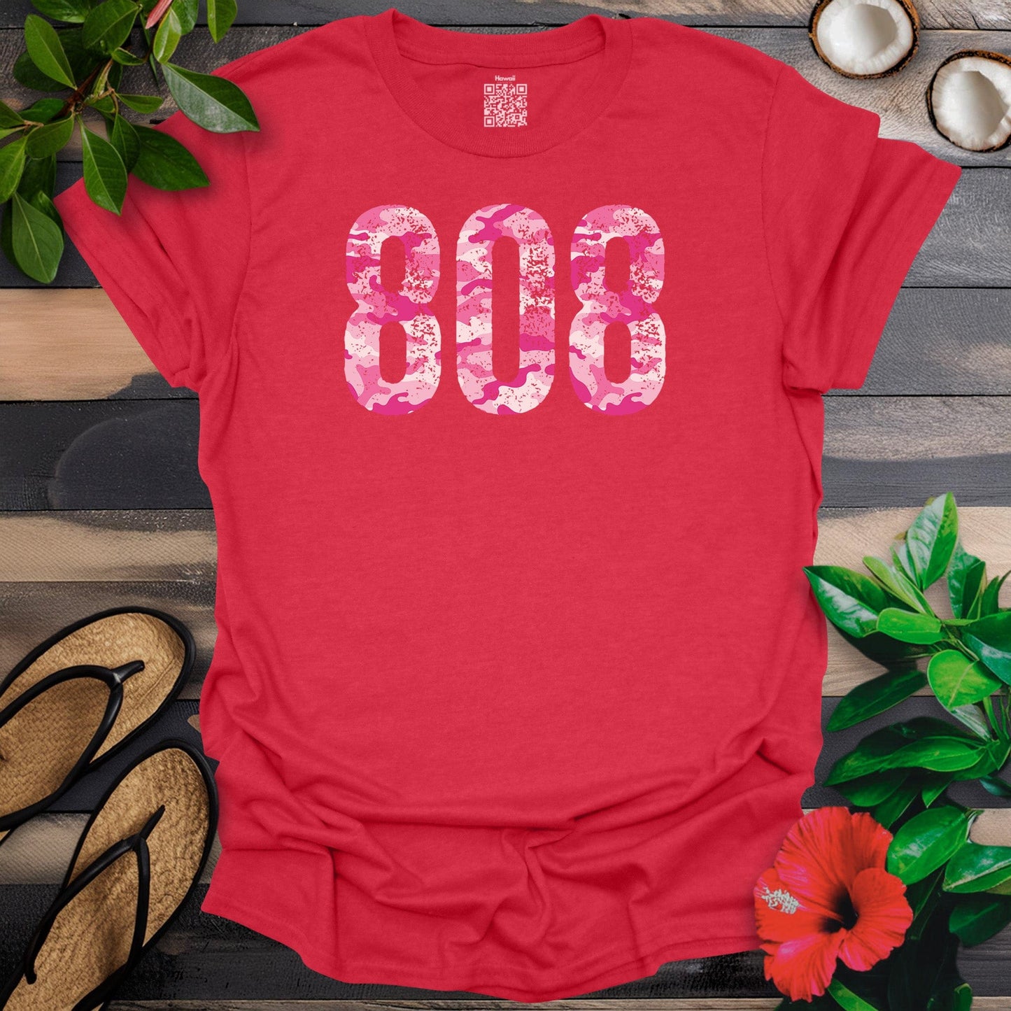 808 Light Pink Digital Camo T-Shirt