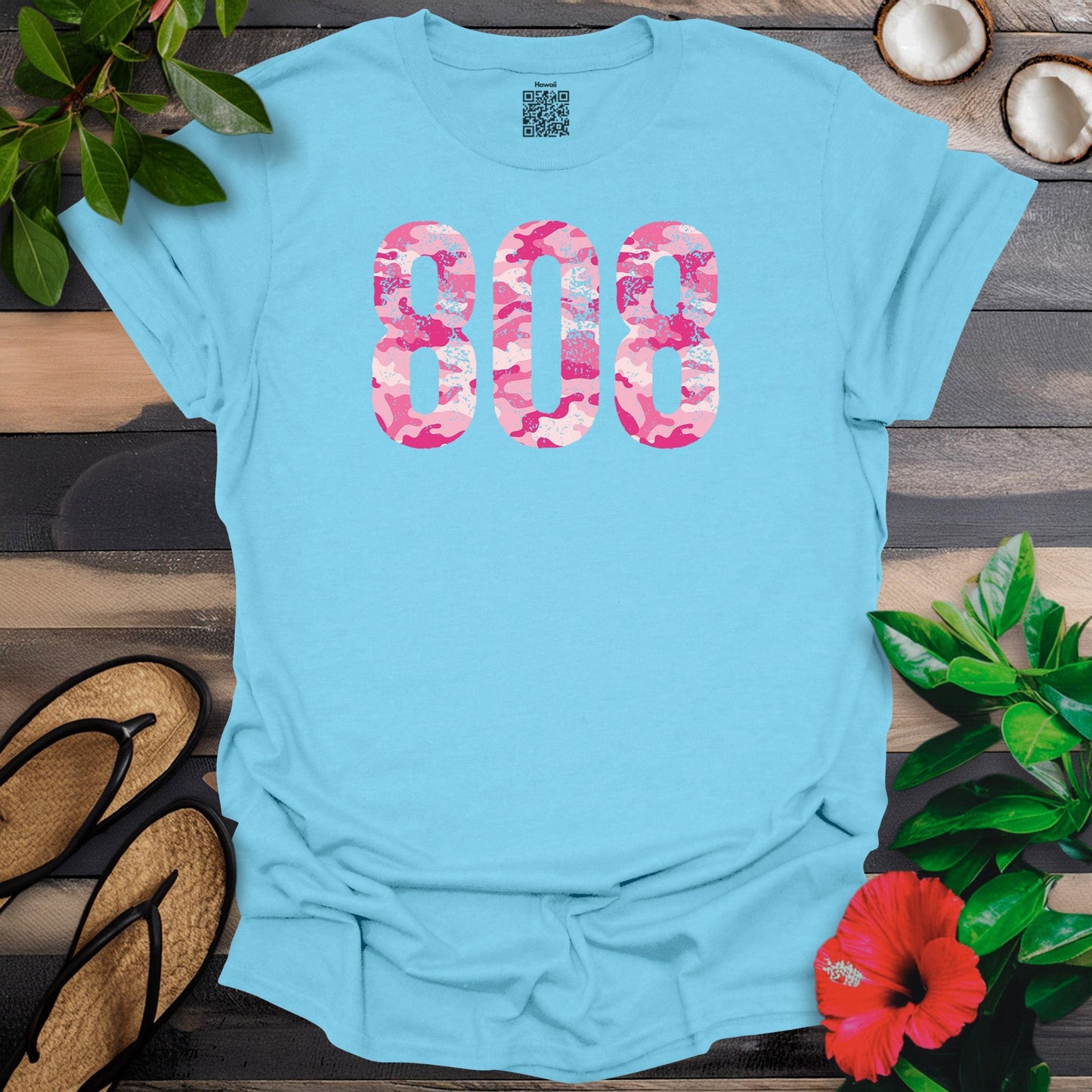 808 Light Pink Digital Camo T-Shirt