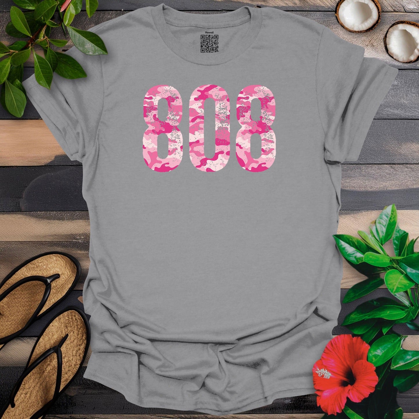 808 Light Pink Digital Camo T-Shirt