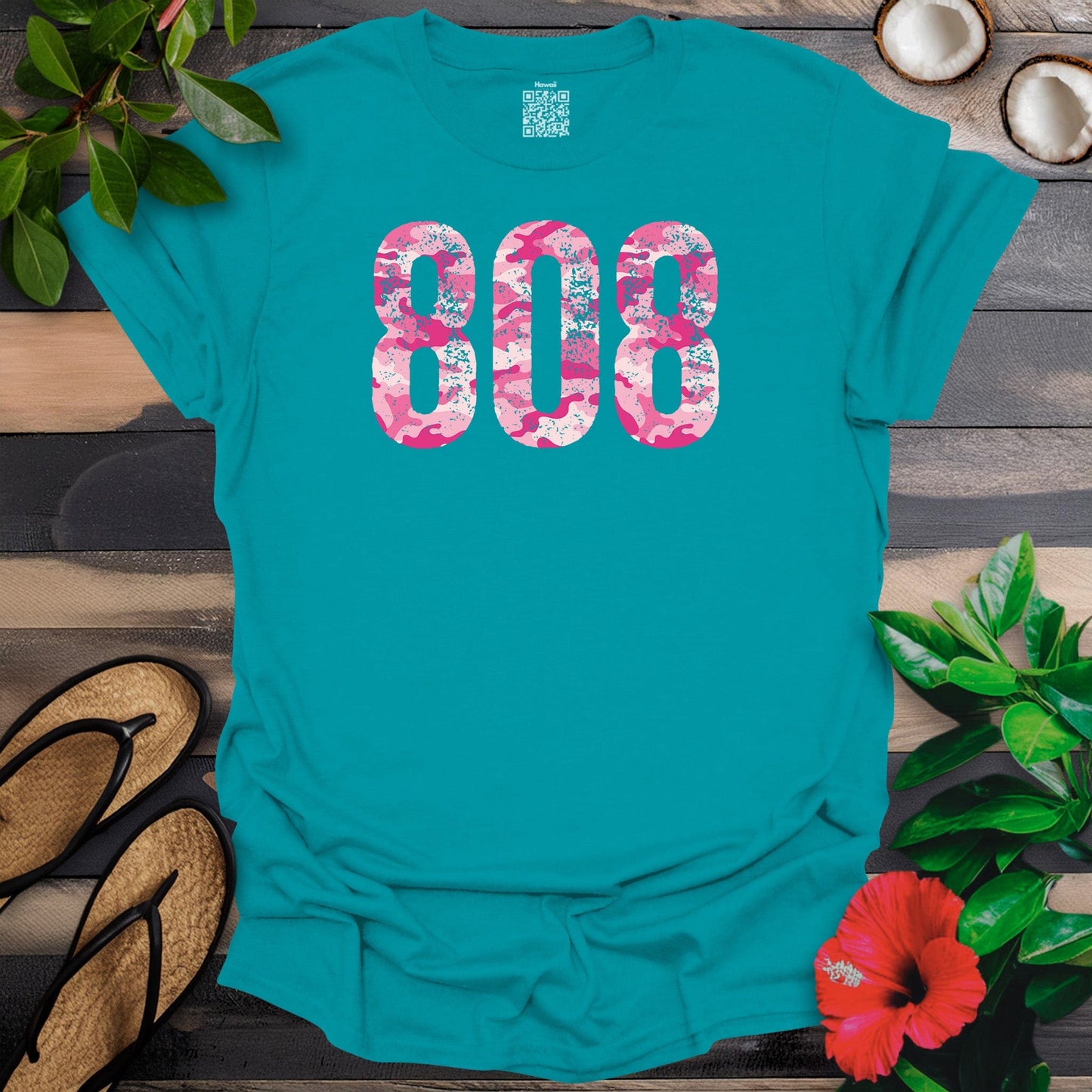 808 Light Pink Digital Camo T-Shirt