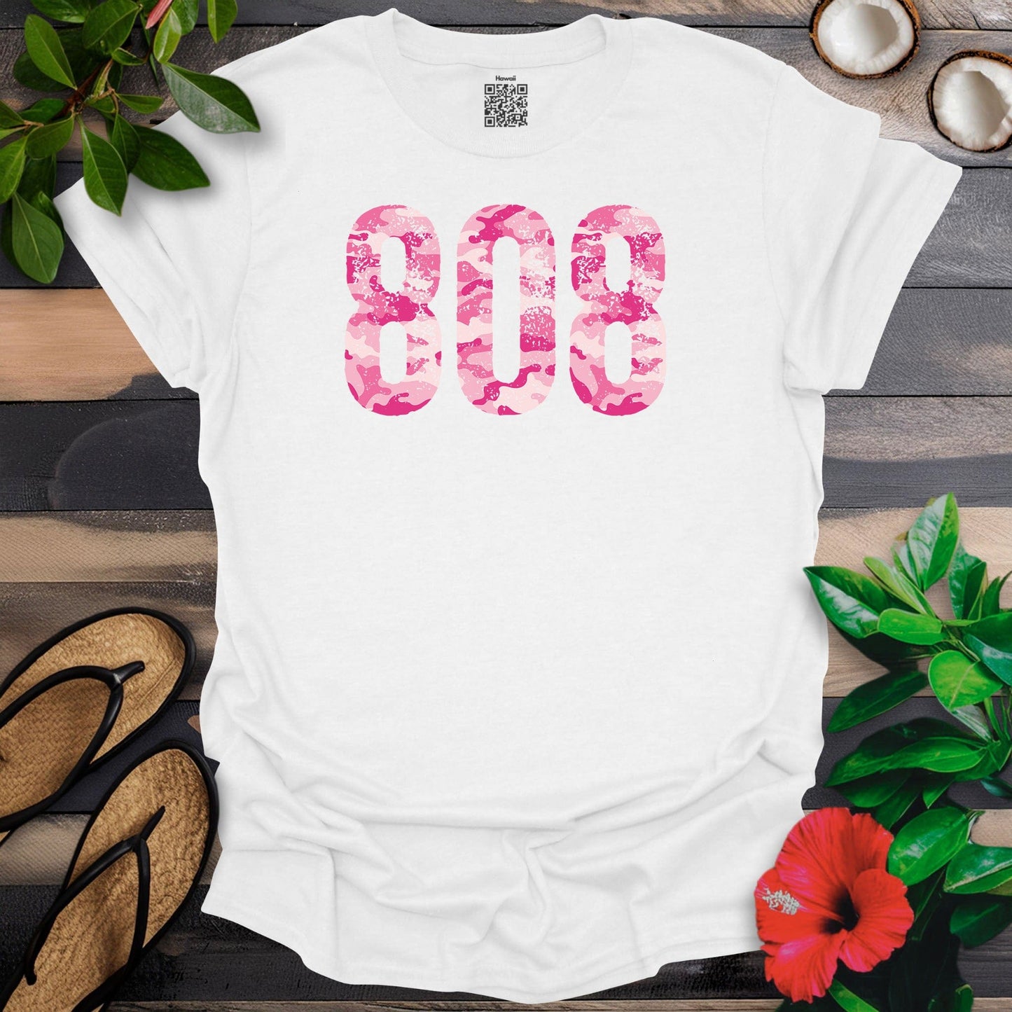 808 Light Pink Digital Camo T-Shirt