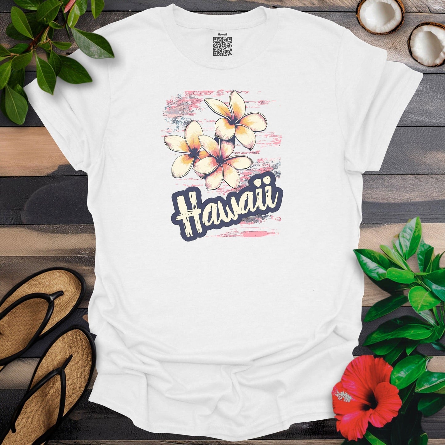 Hawaii and flower T-Shirt