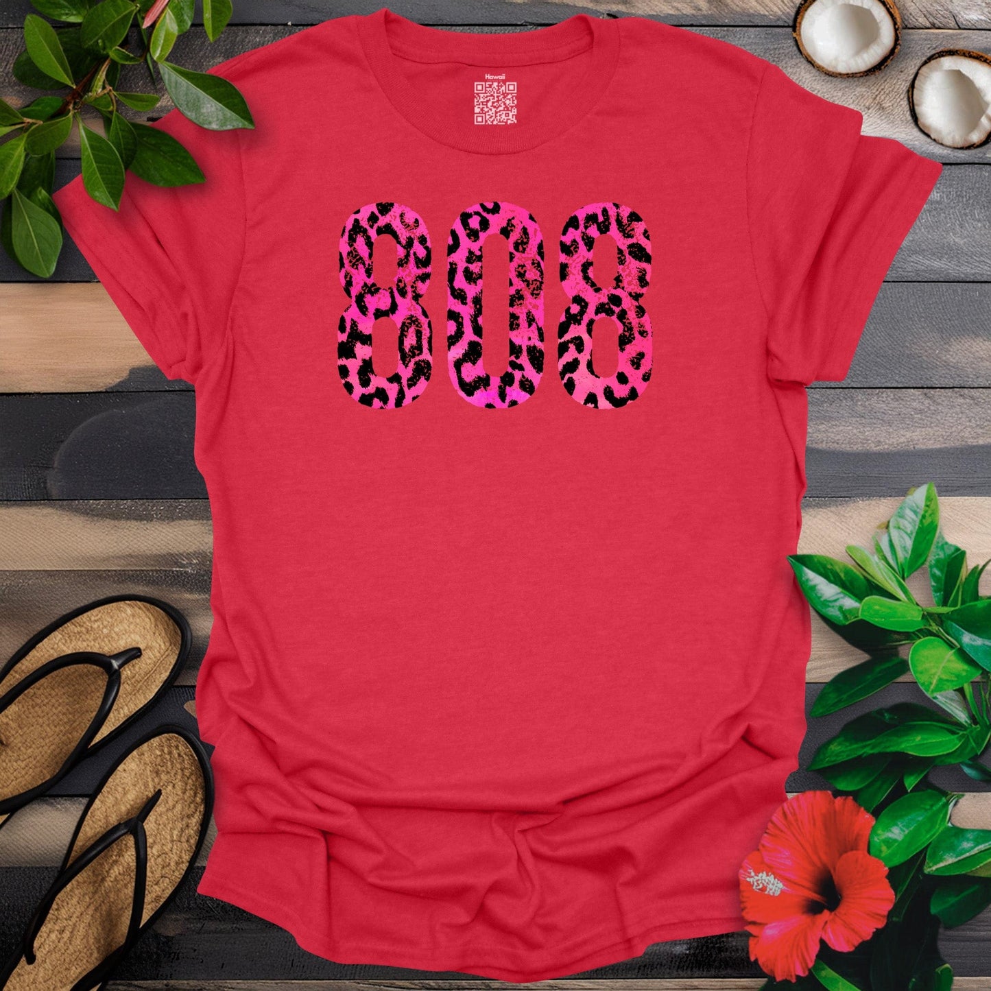 808 Pink Cheetah Camo T-Shirt