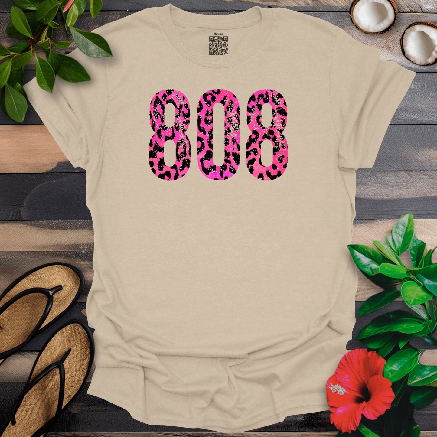 808 Pink Cheetah Camo T-Shirt