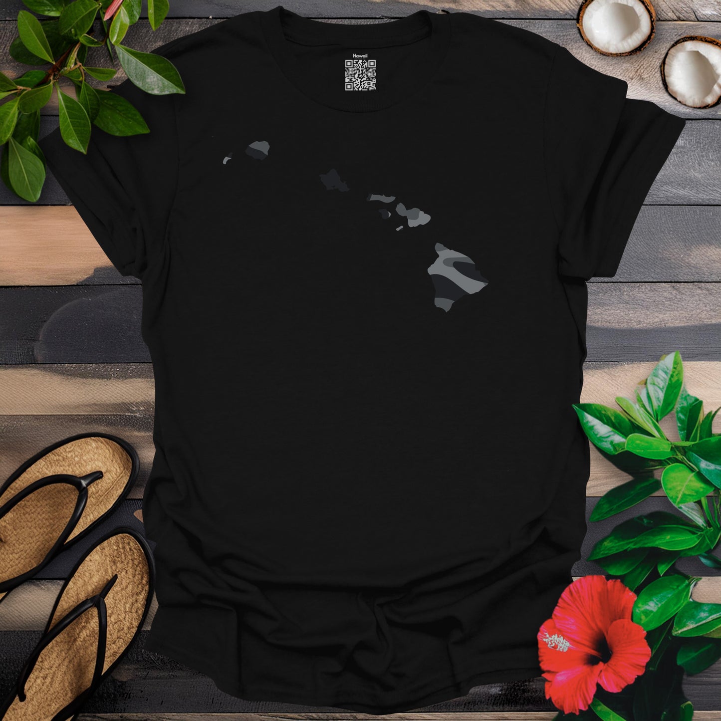 Black Camo Islands T-Shirt