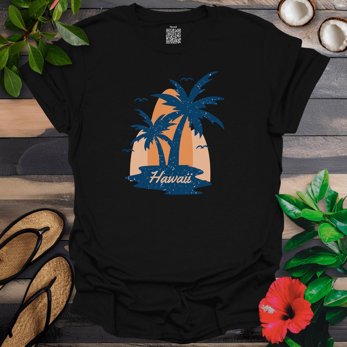 Hawaii Double Palm T-Shirt