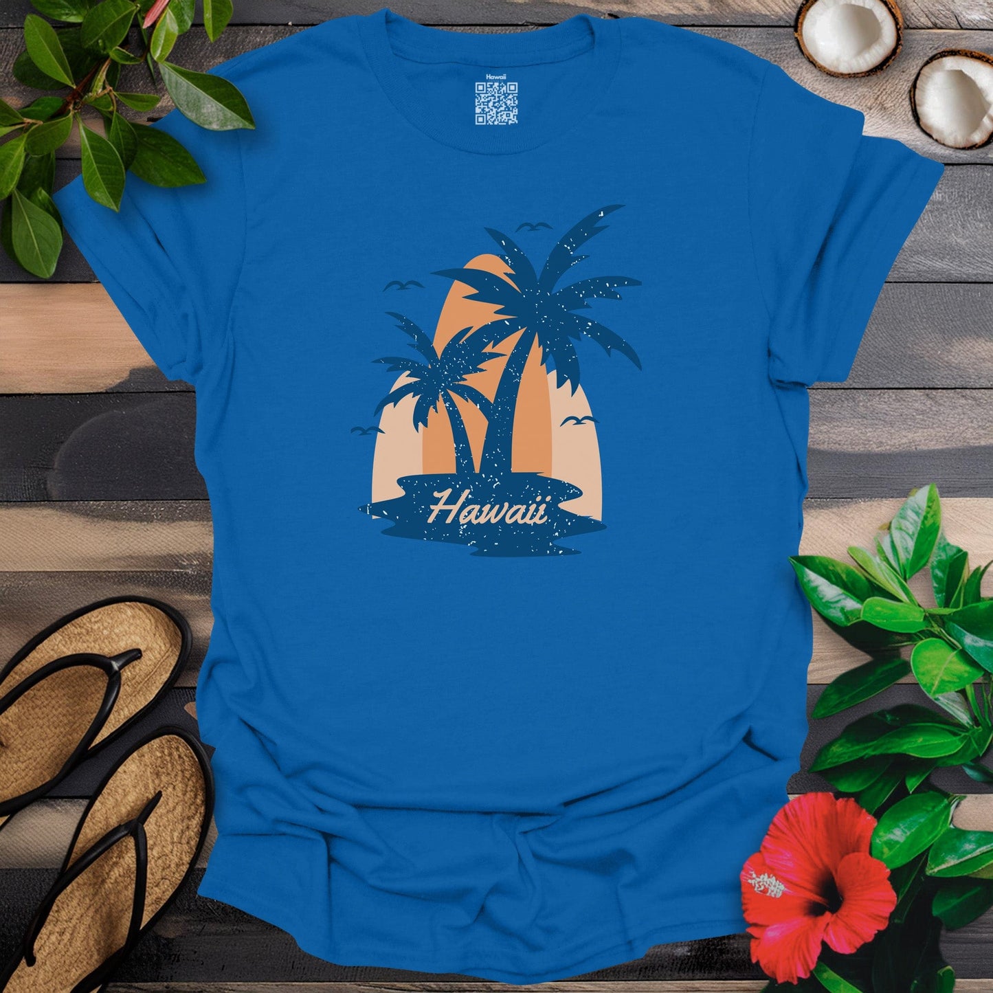 Hawaii Double Palm T-Shirt