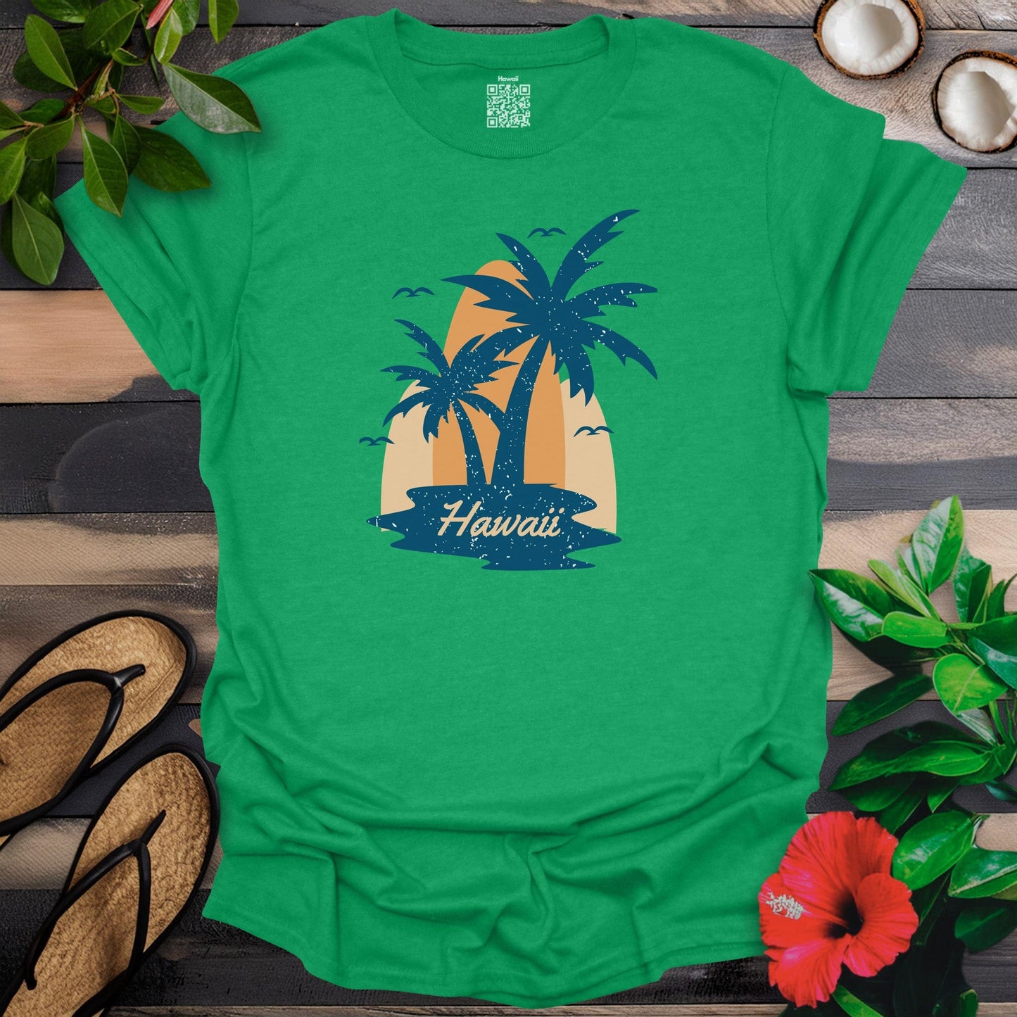 Hawaii Double Palm T-Shirt