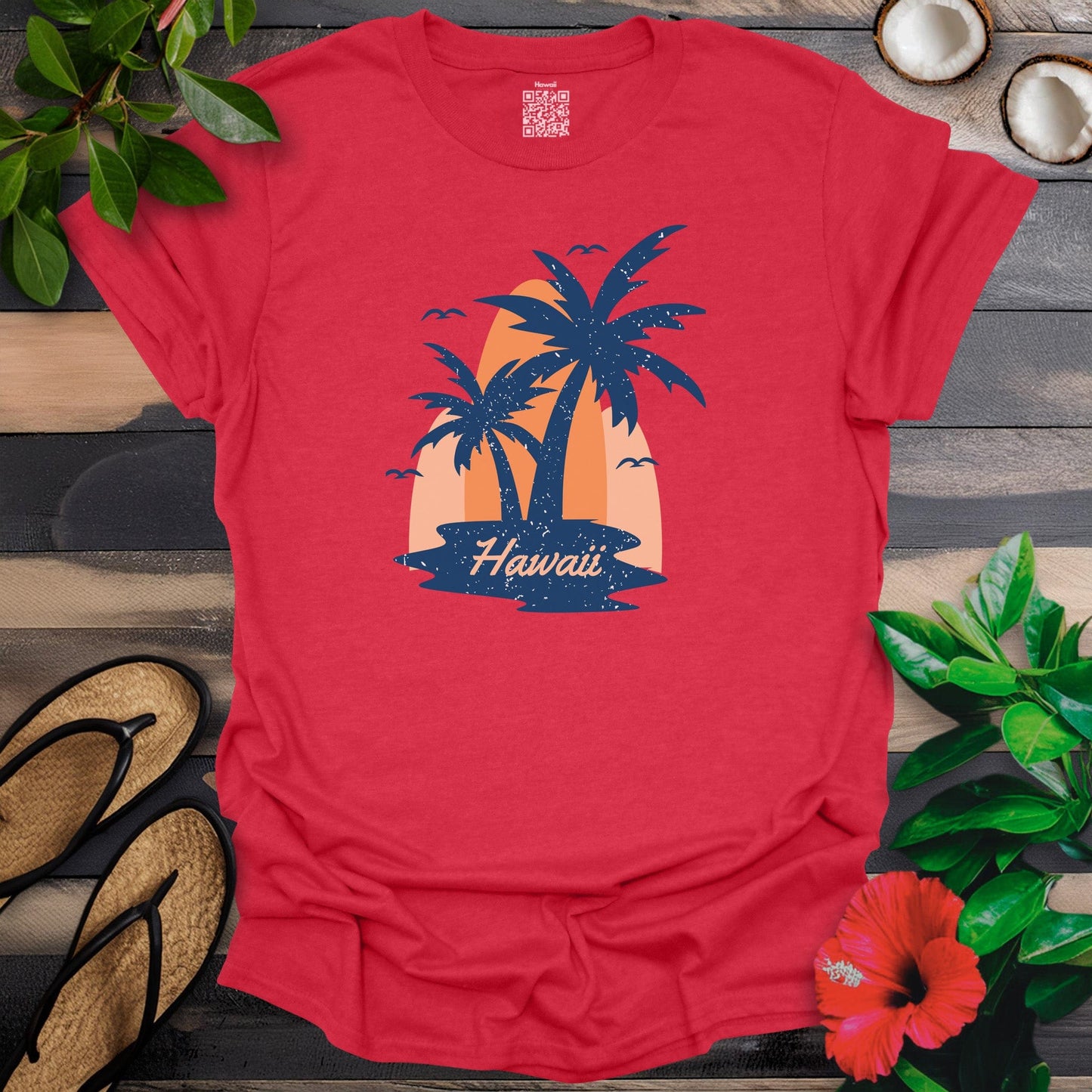 Hawaii Double Palm T-Shirt