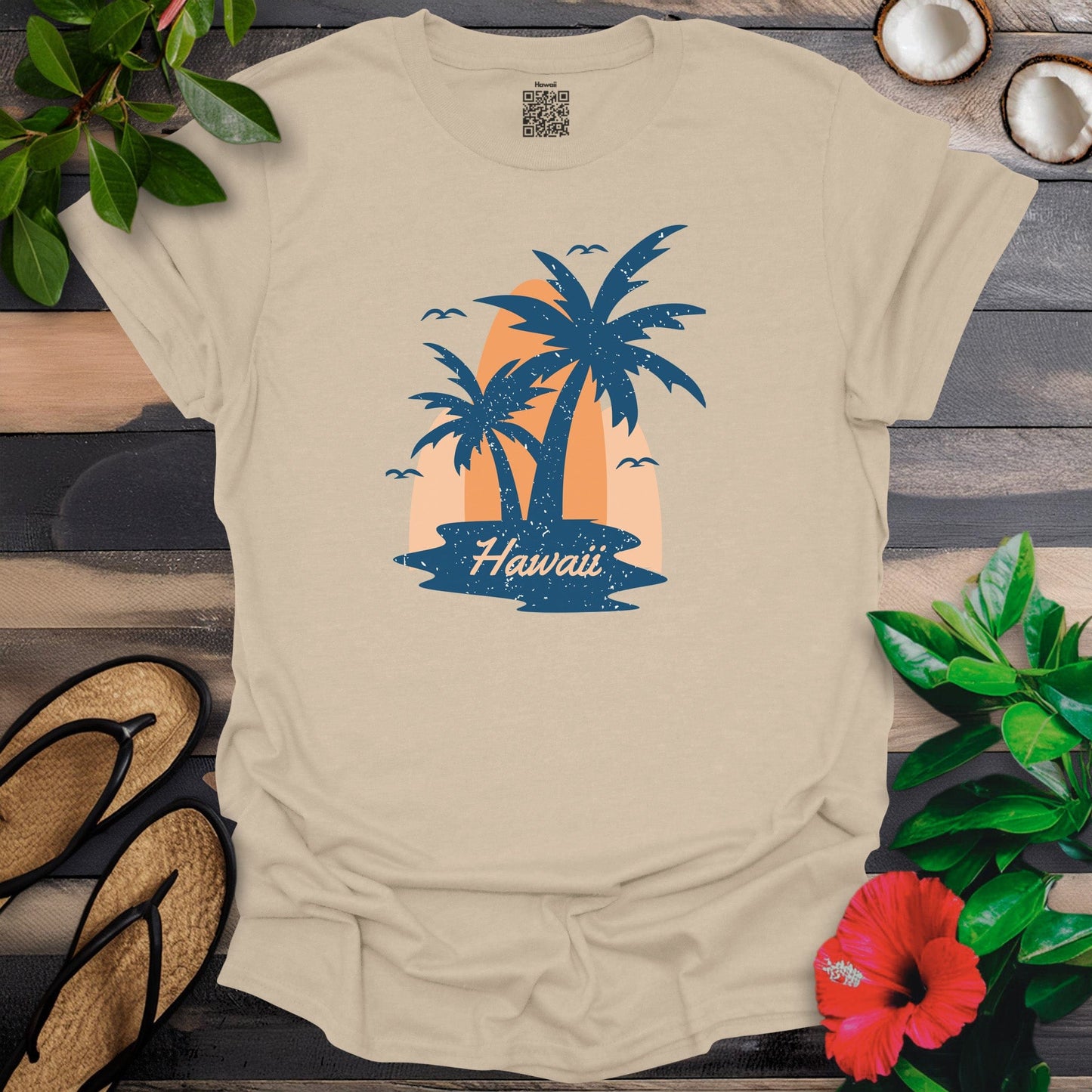 Hawaii Double Palm T-Shirt